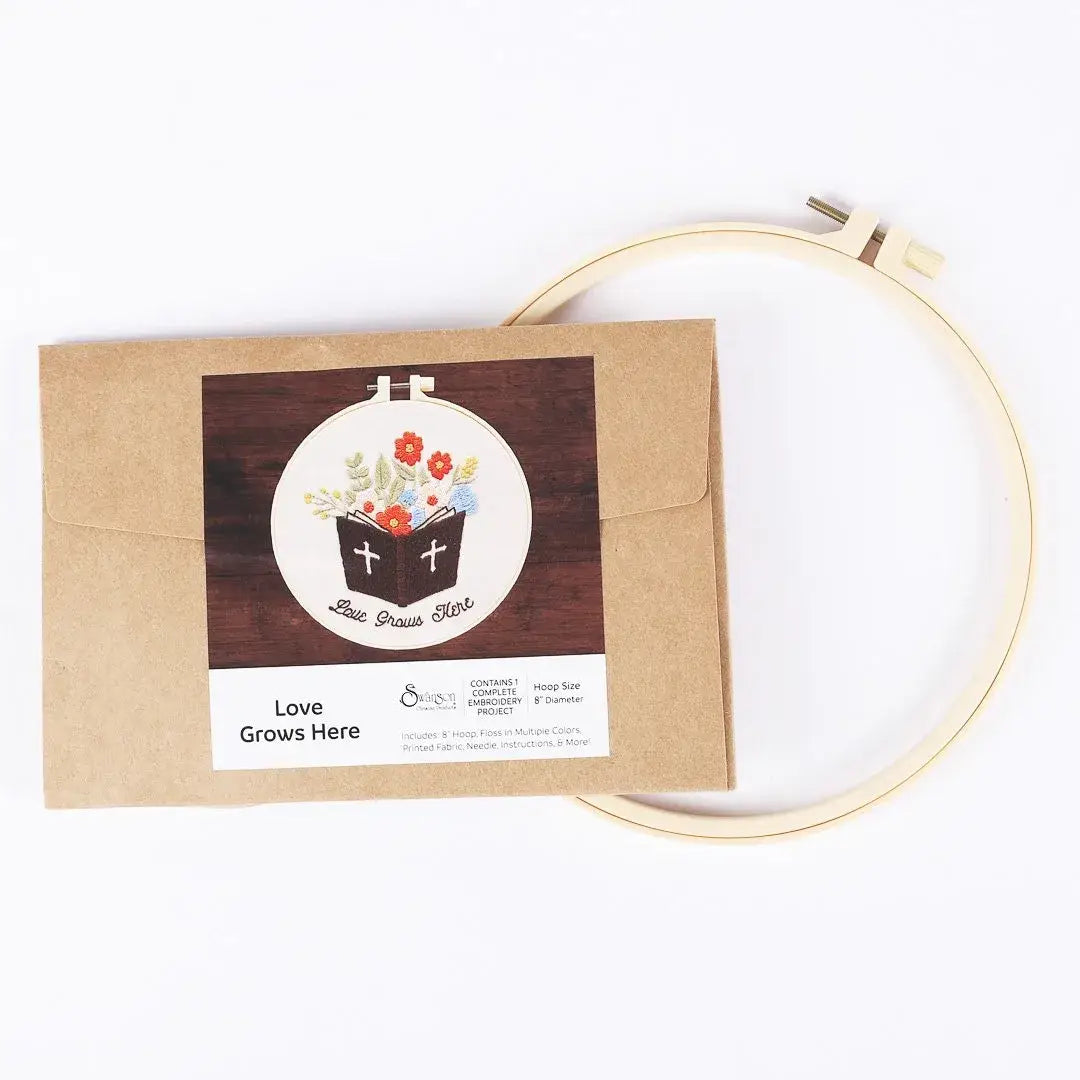 Love Grows Here | Embroidery Kit