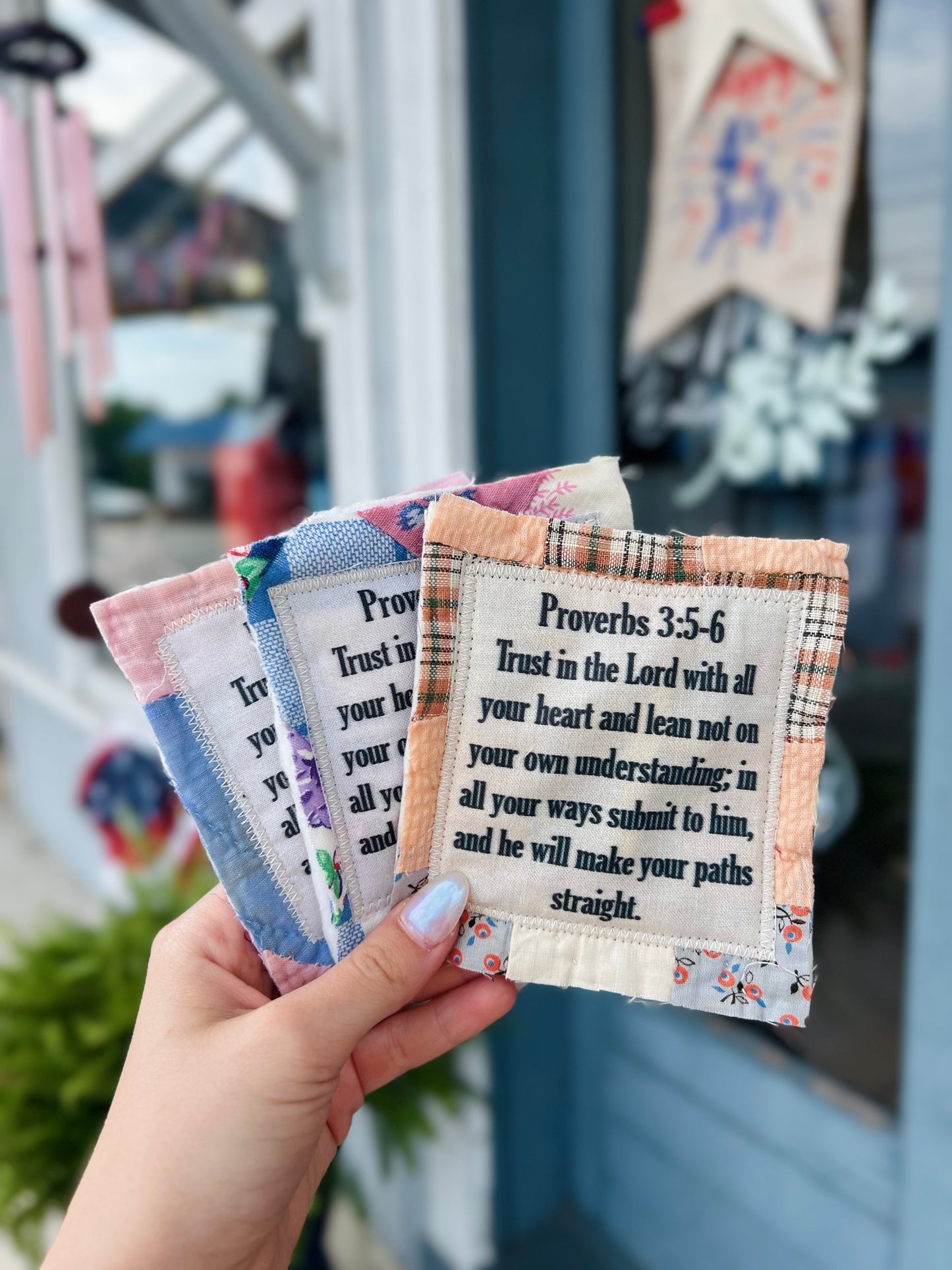 Mini Scripture Quilts - Proverbs 3:5-6
