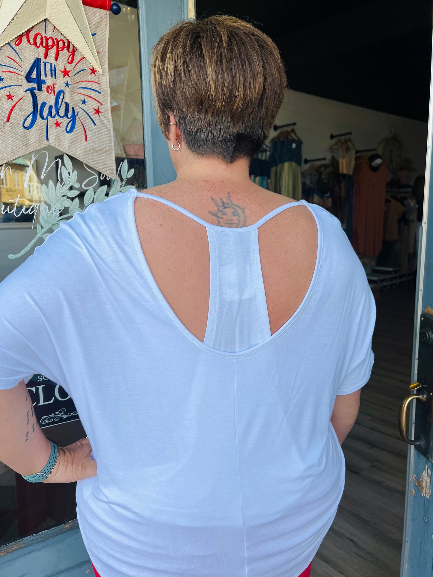 Elaine | Dolman Tee - Curvy