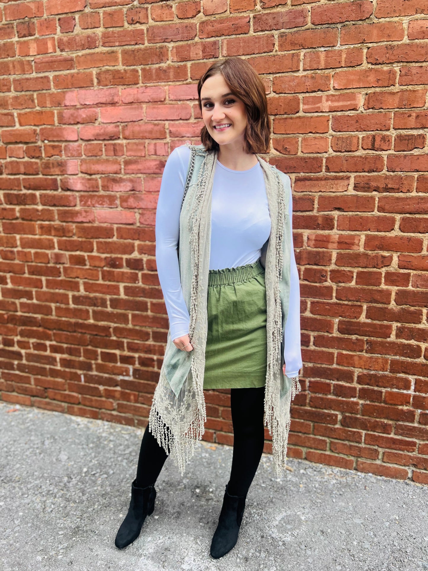 J.Crew Green Skirt - Size 00