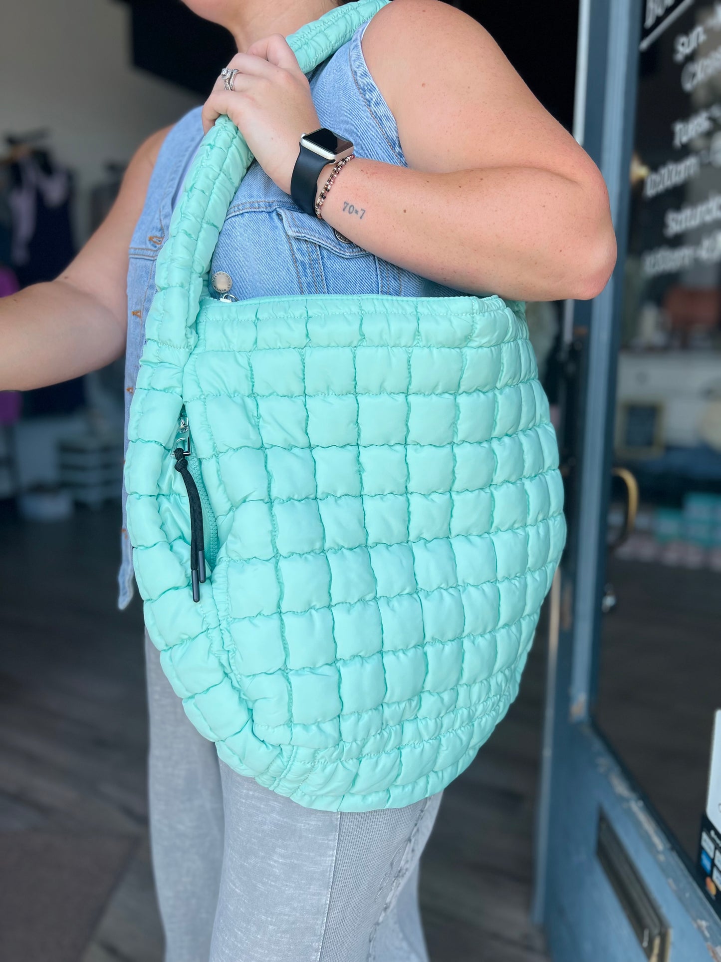 I'm 'Bout to Have a Good Day | Tote Bag - Mint