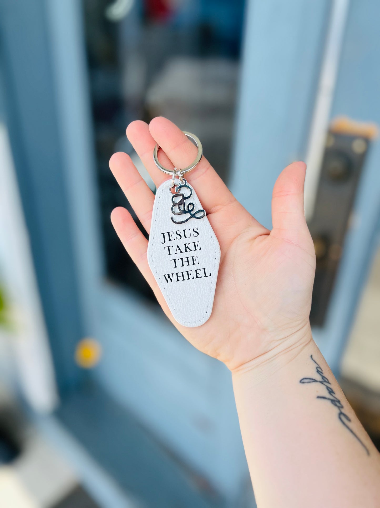 Key Tag - Jesus Take The Wheel