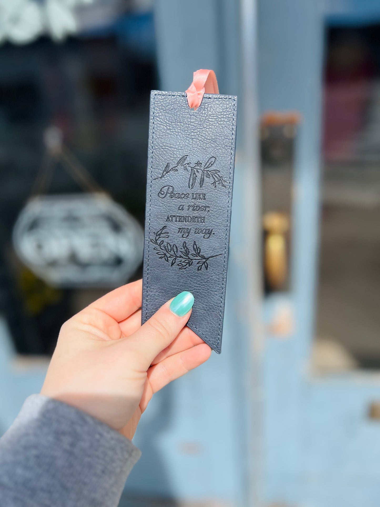 It Is Well With My Soul | Faux Leather Bookmark