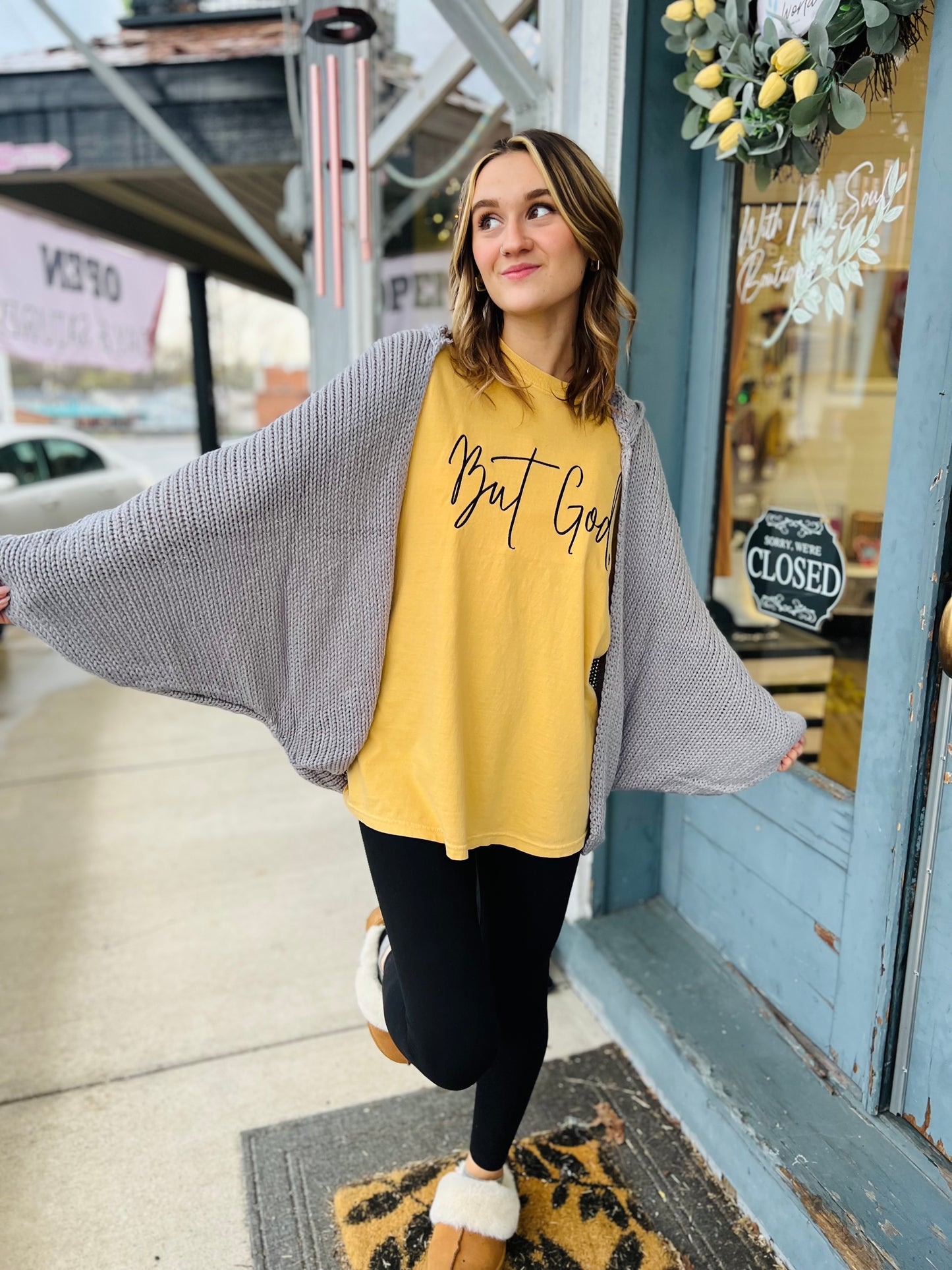 Miranda | Knit Hooded Cardigan