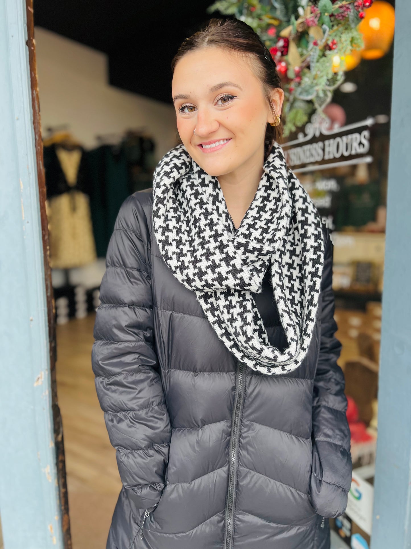 Houndstooth Scarf