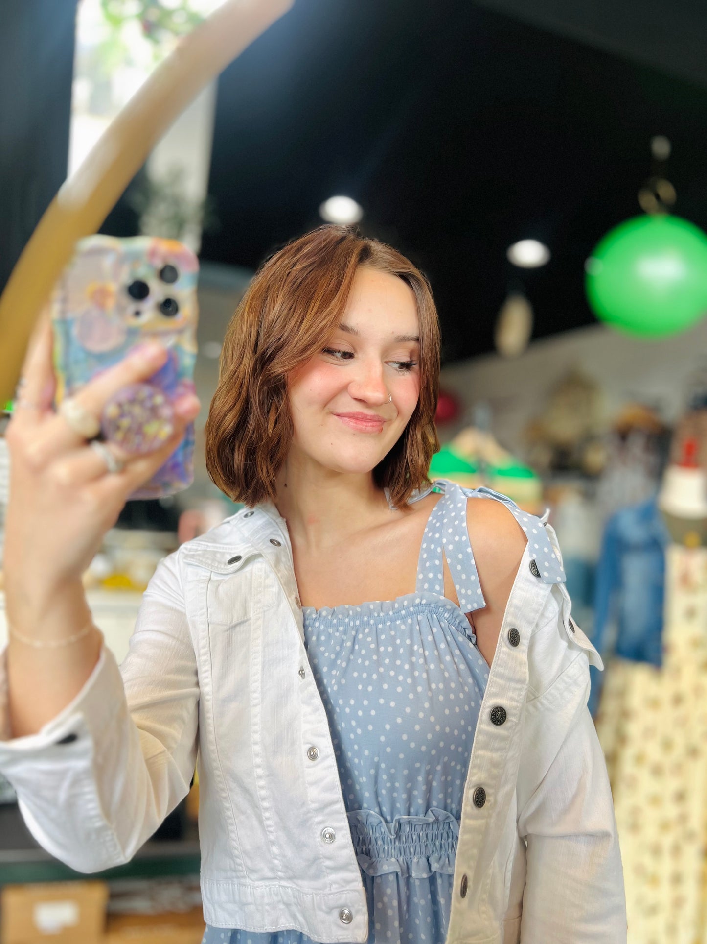 Rare Editions Baby Blue Dress - S