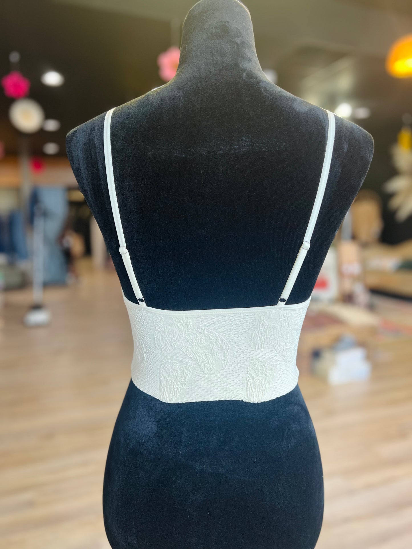Seamless Padded V-Neck Brami - Ivory