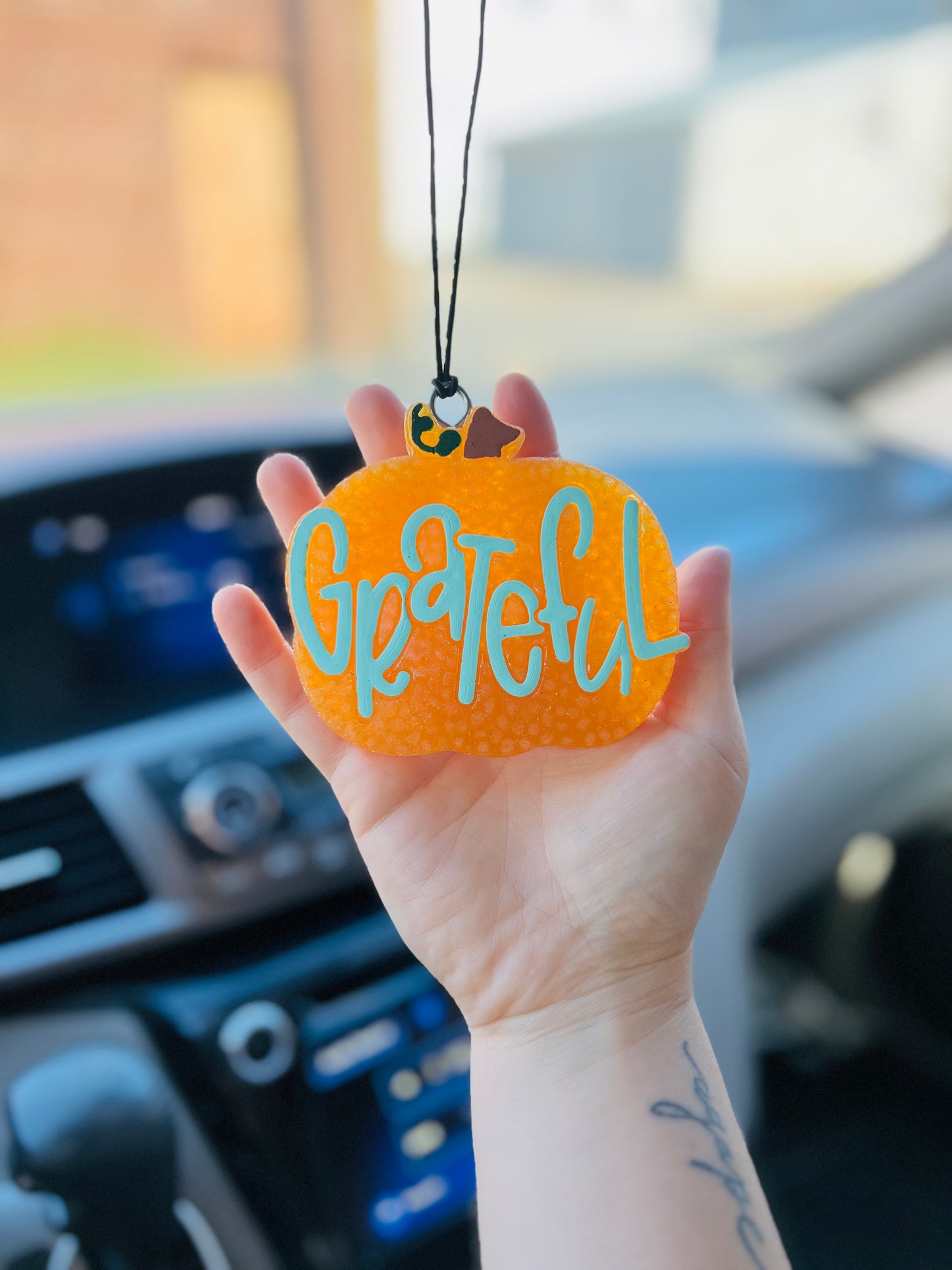 Grateful Pumpkin | Car Freshie