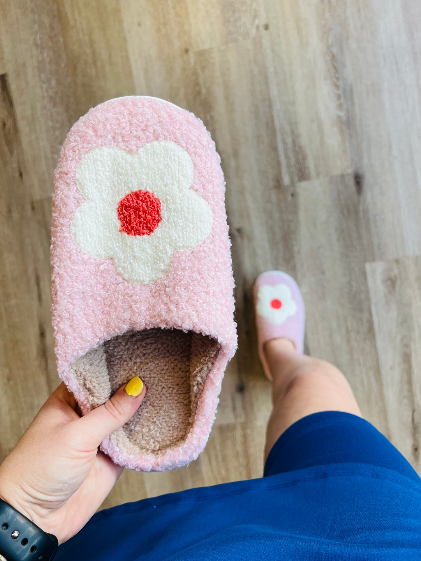 Flower Soft Plush | Slippers