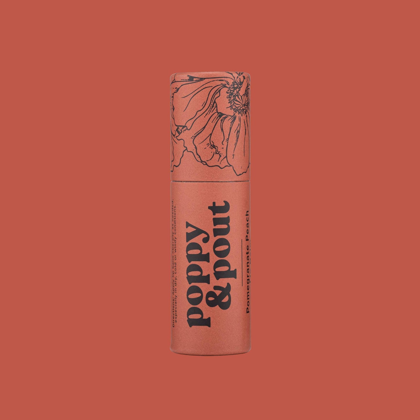 Pomegranate Peach | Lip Balm - Red