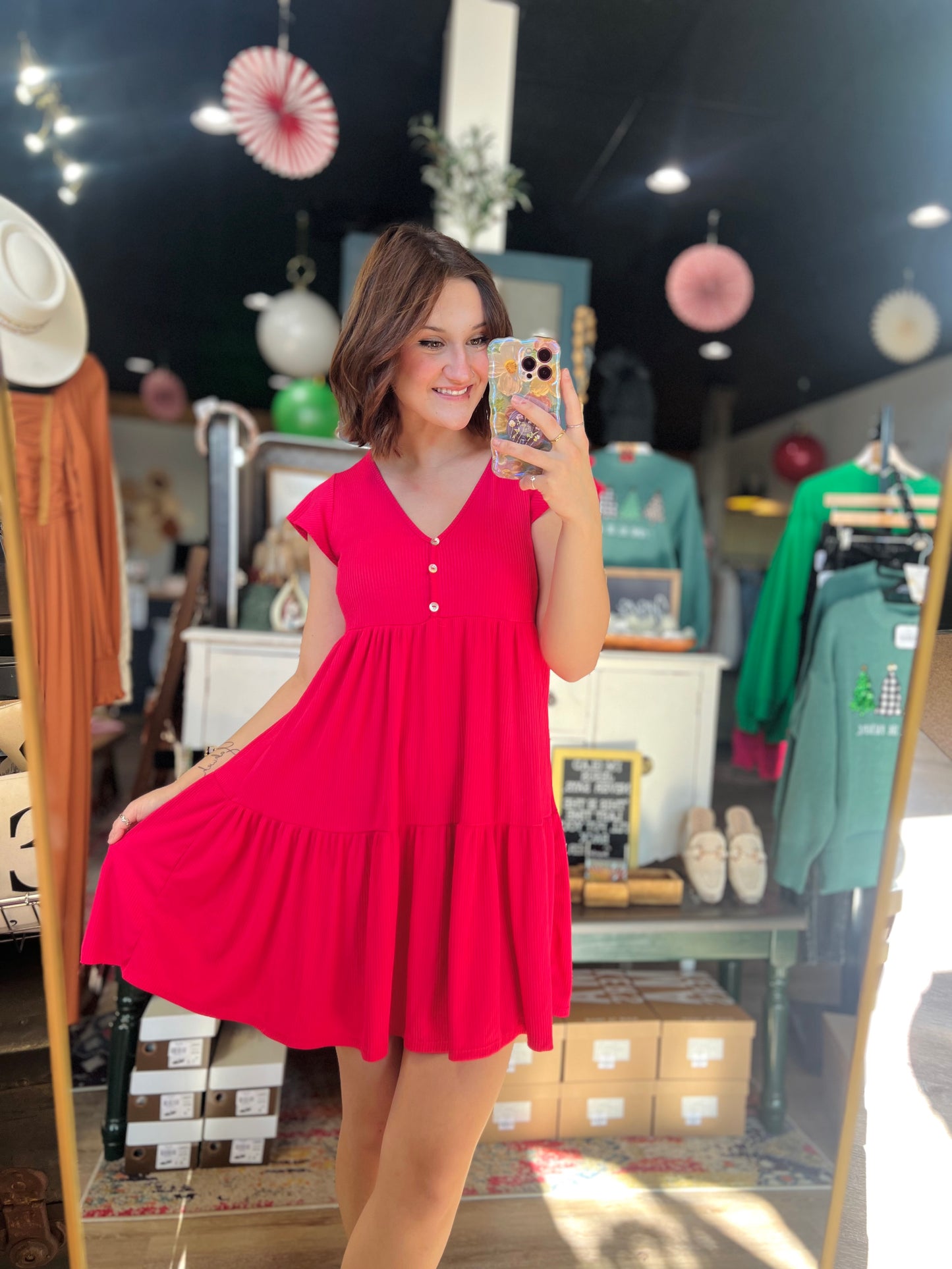 See You Monday Pink Dress - M