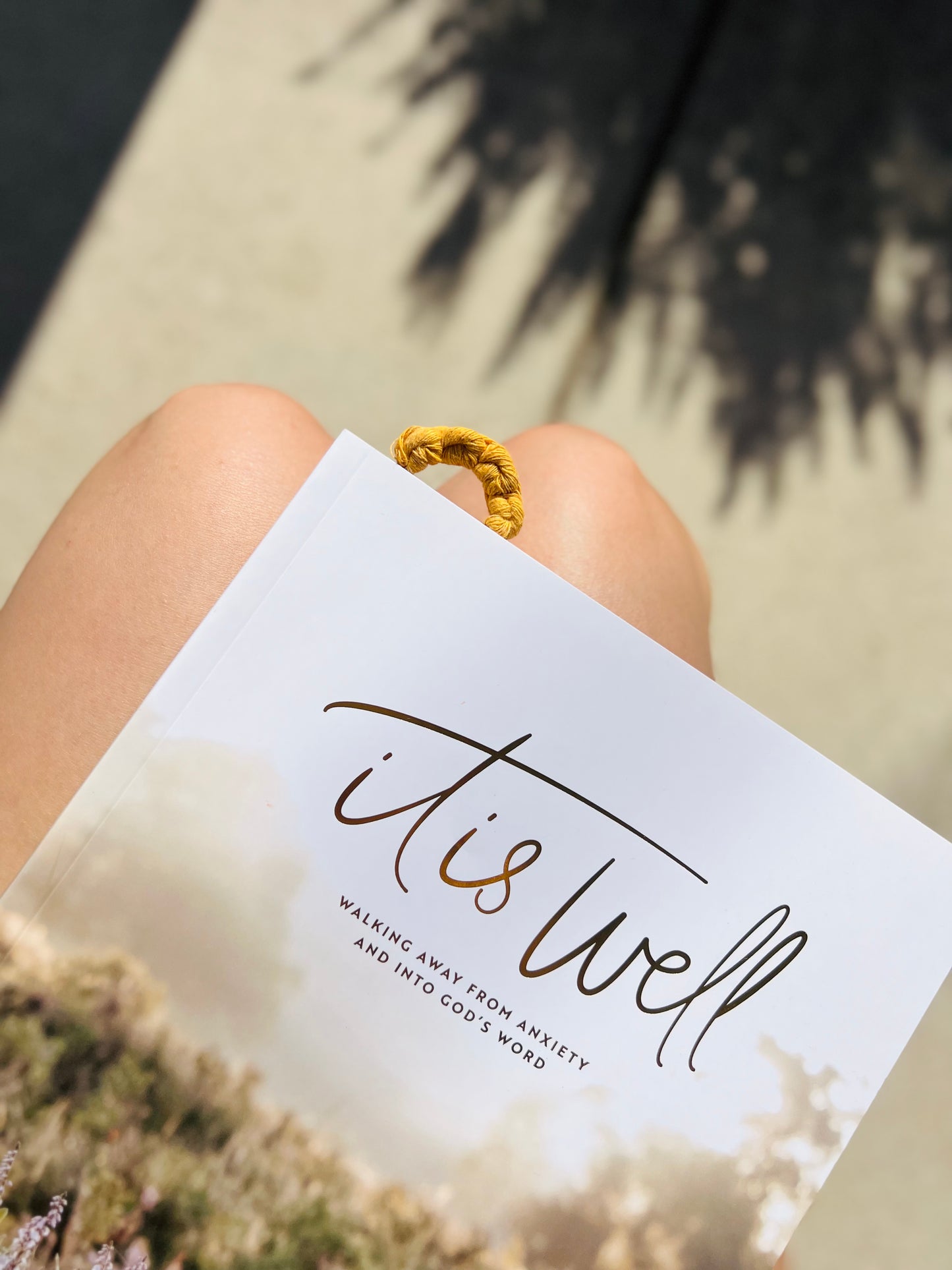 Mini Macrame Bookmark - Sunshine Yellow