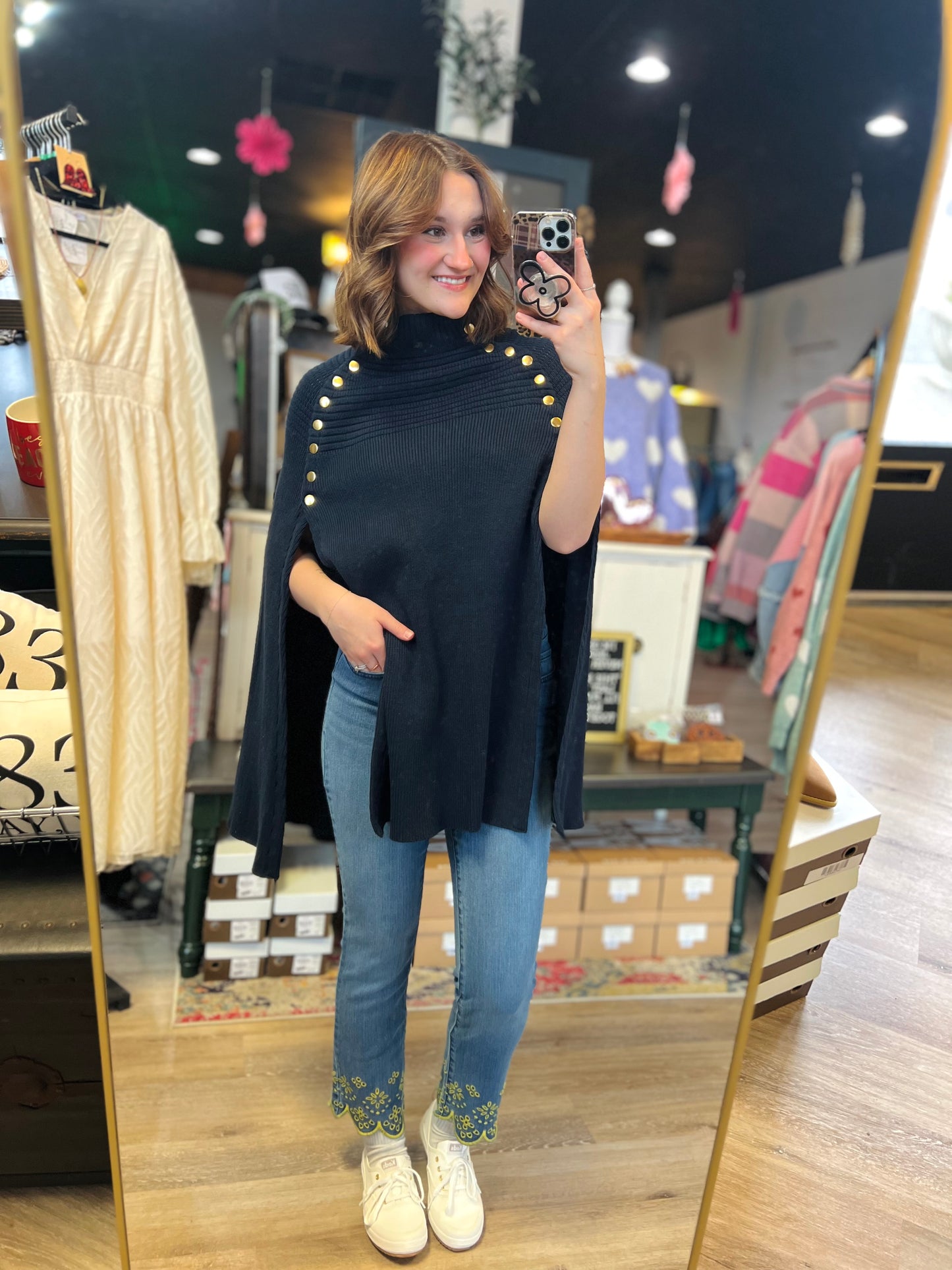 G.I.L.I. Navy Blue Shawl O/S