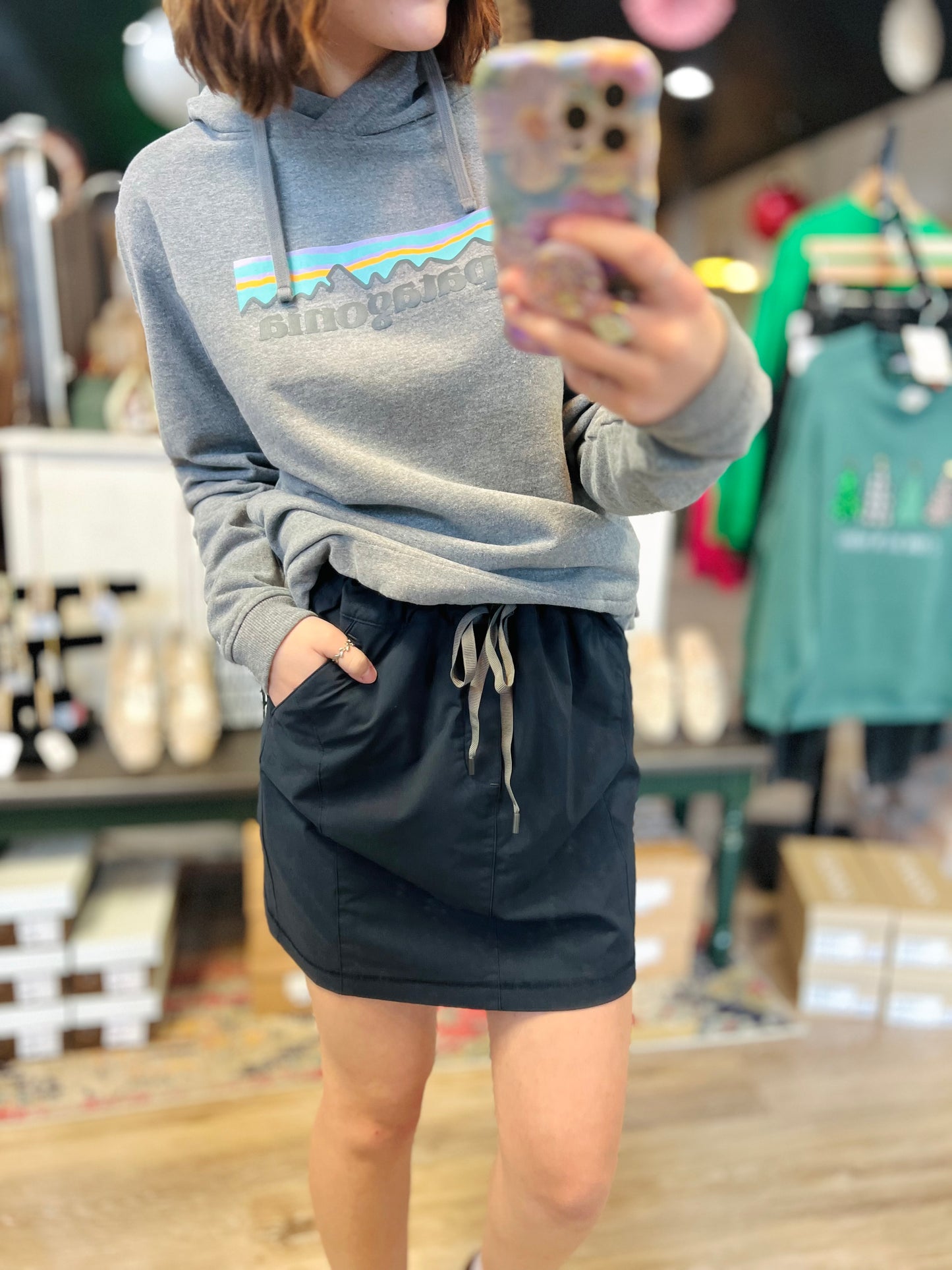 Eddie Bauer Navy Skirt - 10