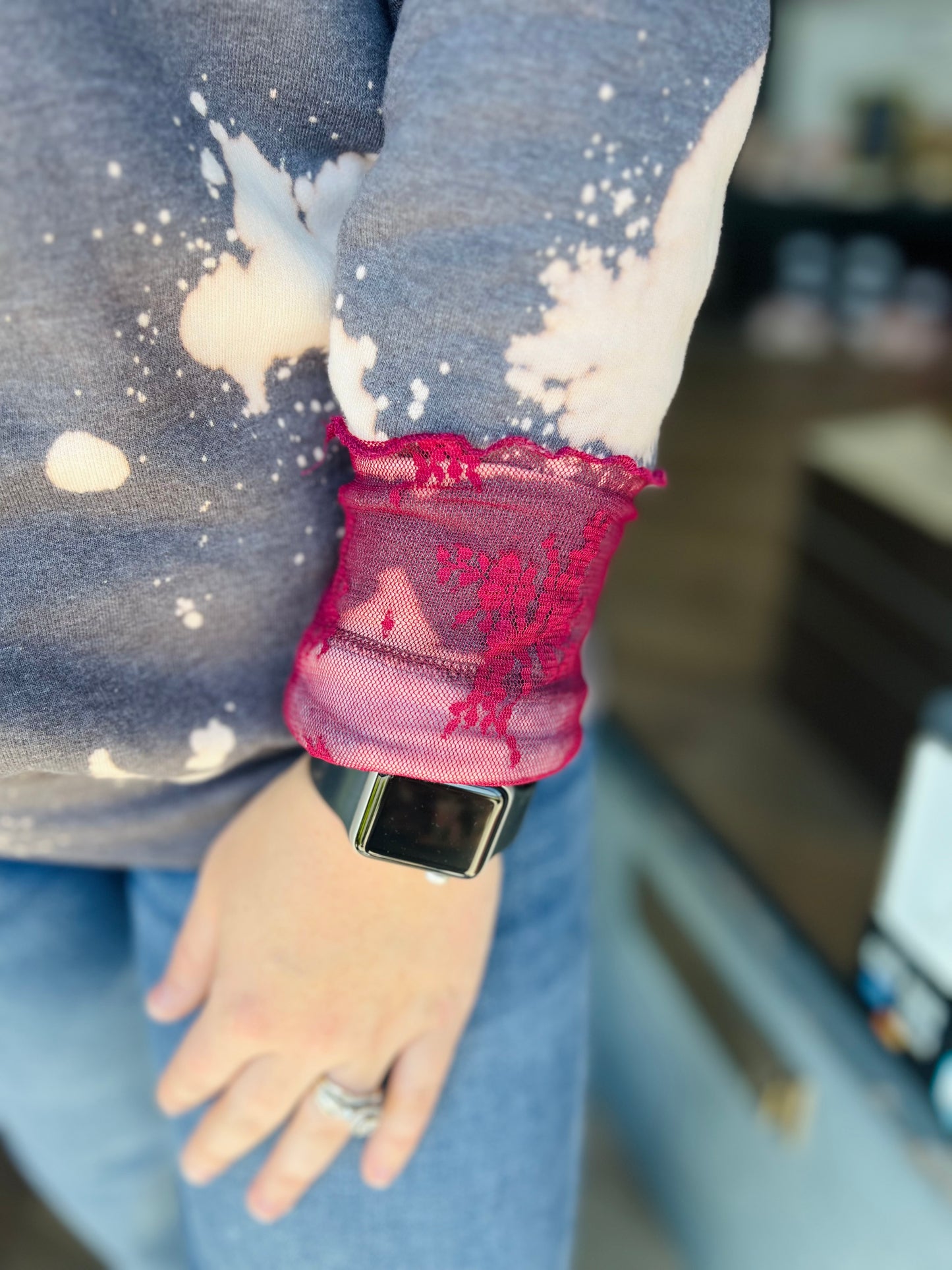 Bleached Cross Sweatshirt