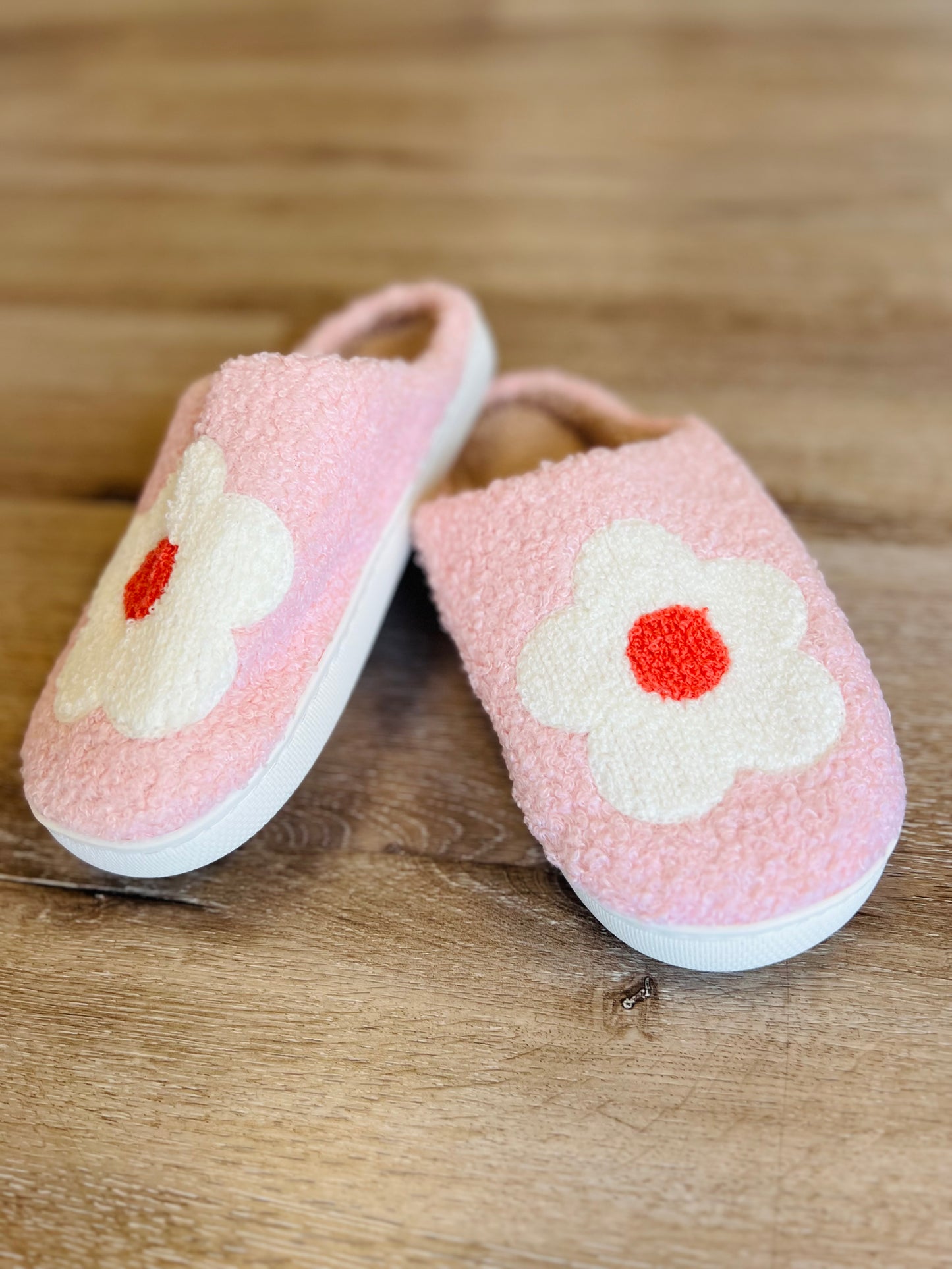 Flower Soft Plush | Slippers