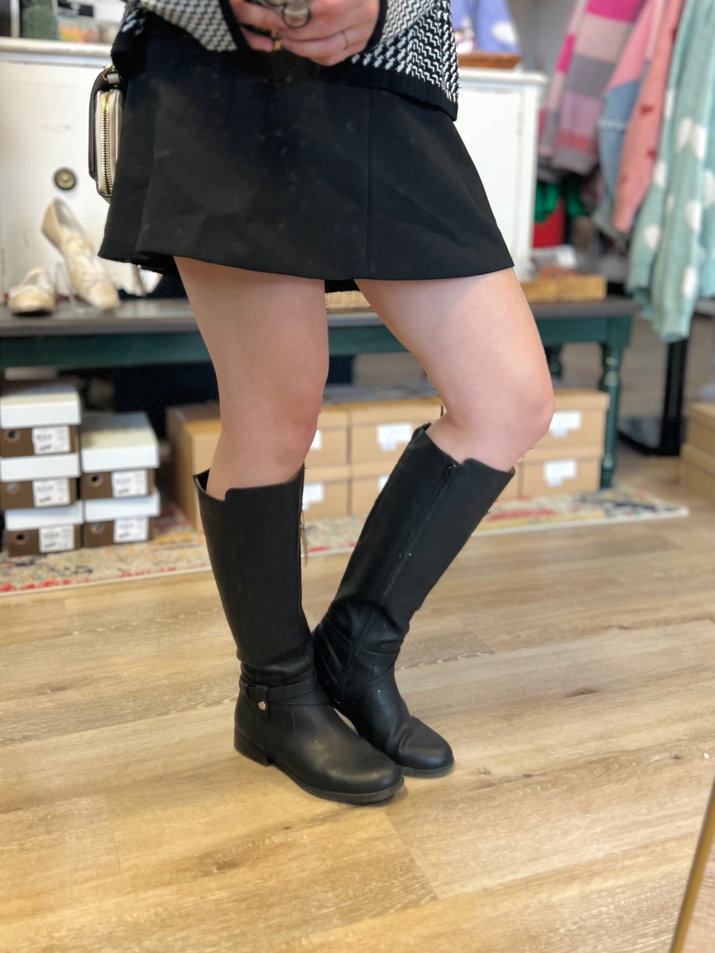 Life Stride Black Tall Boots - Size 6