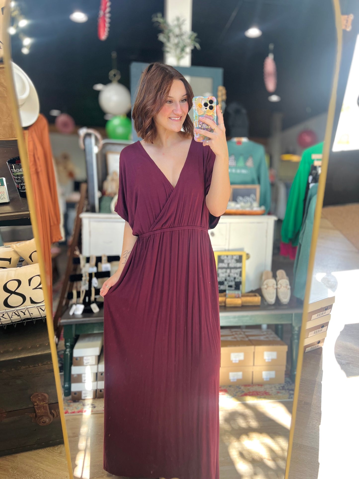 Amazon Essentials Plum Dress - 4X