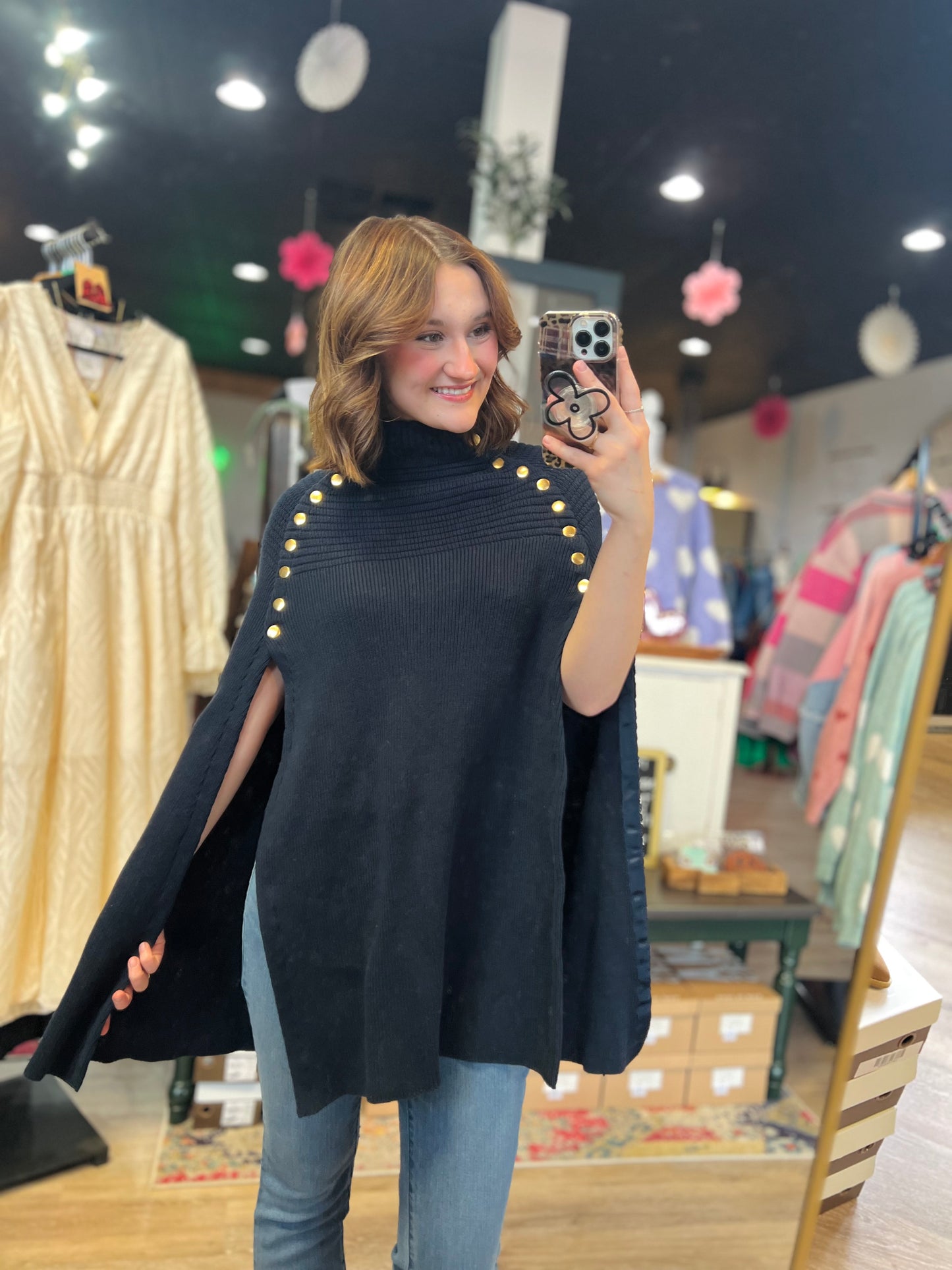 G.I.L.I. Navy Blue Shawl O/S