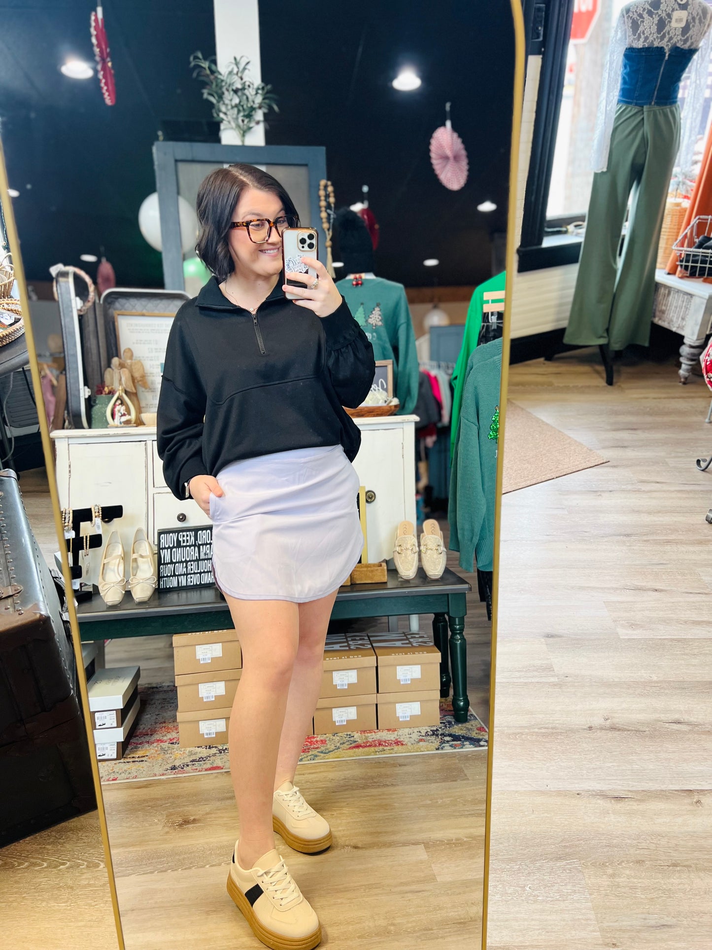 Simply Southern Lavender Skirt - L