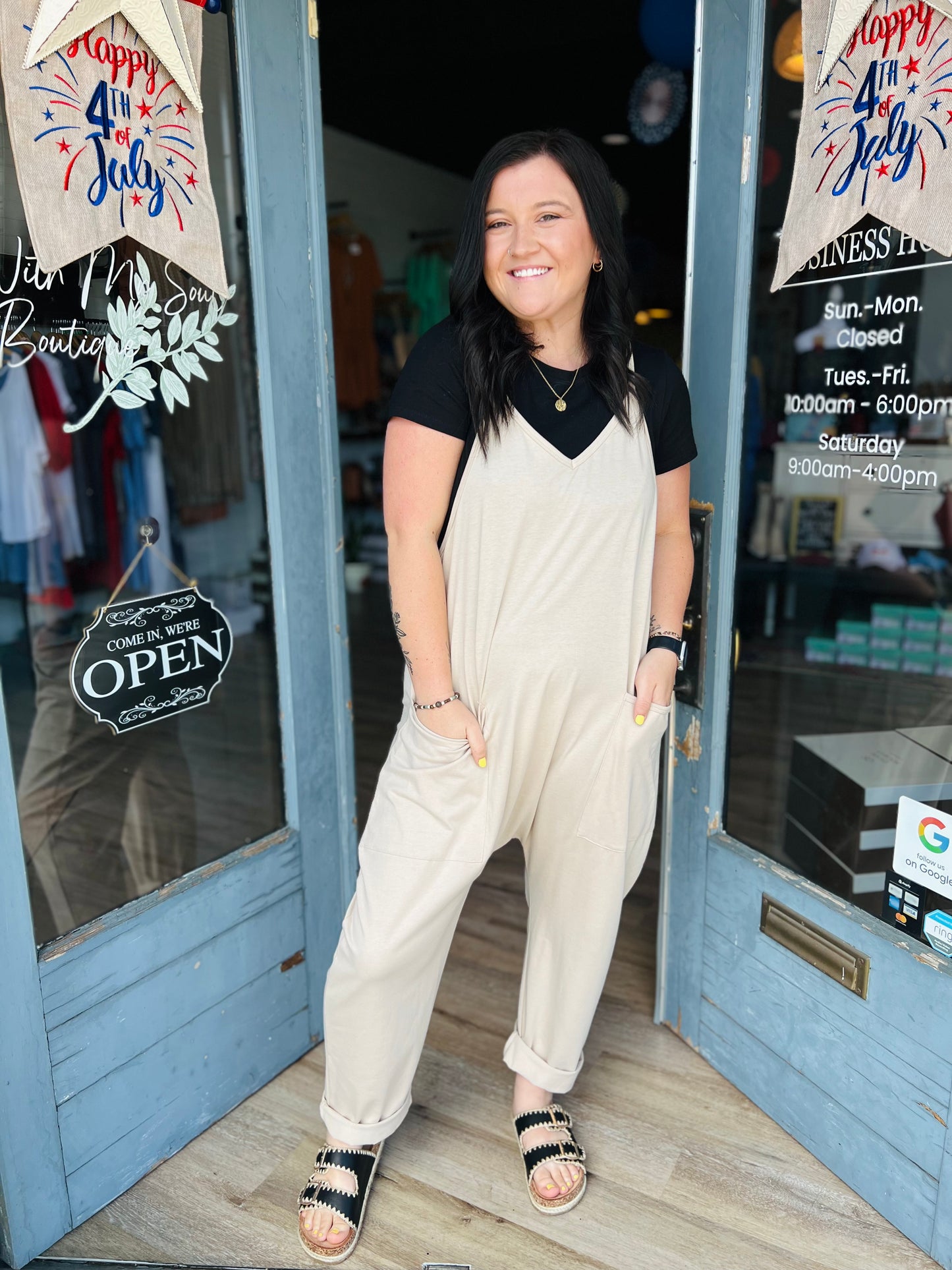 Bithiah | Jumpsuit - Oatmeal