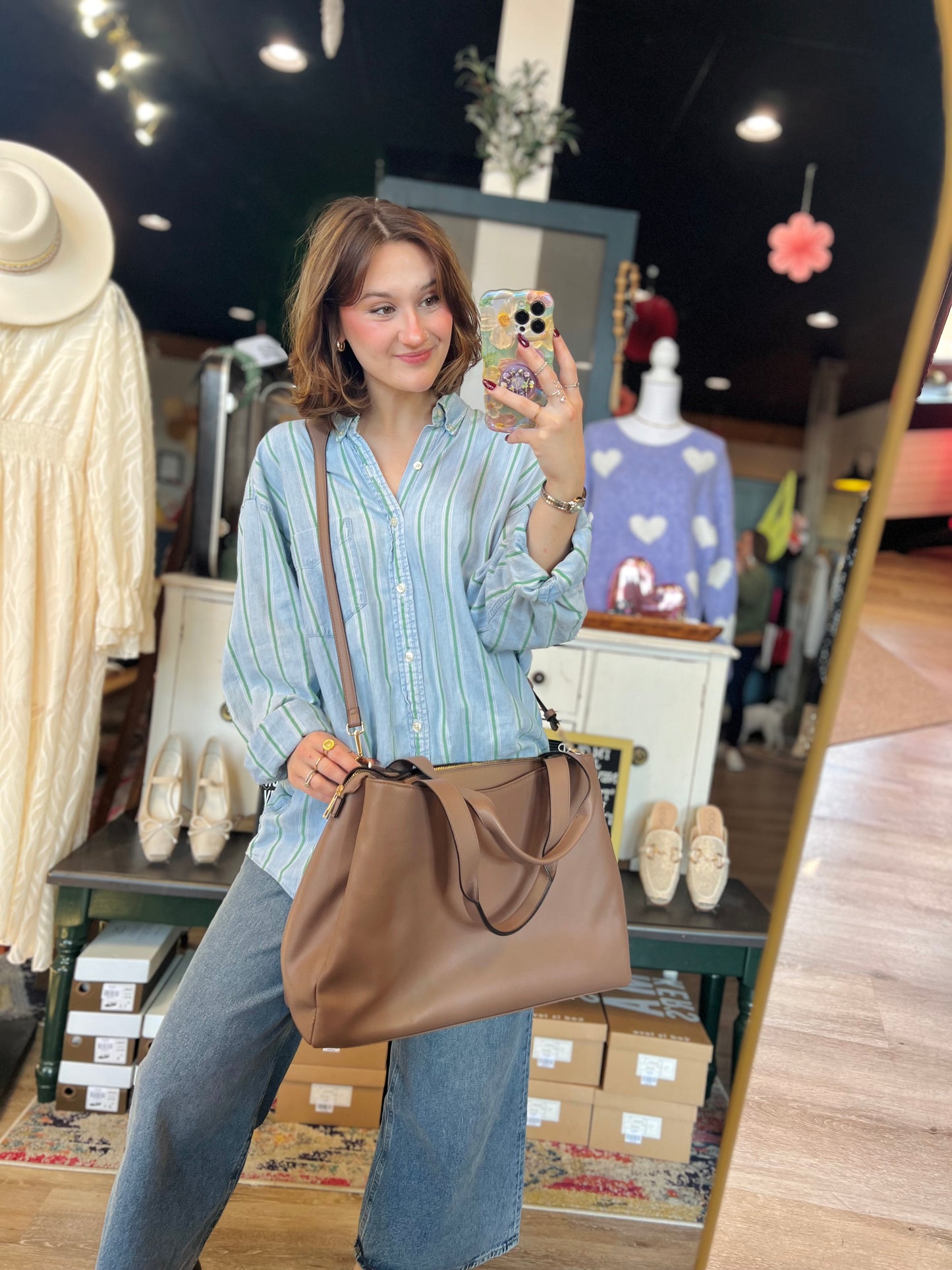 A New Day Grey Handbag/Purse