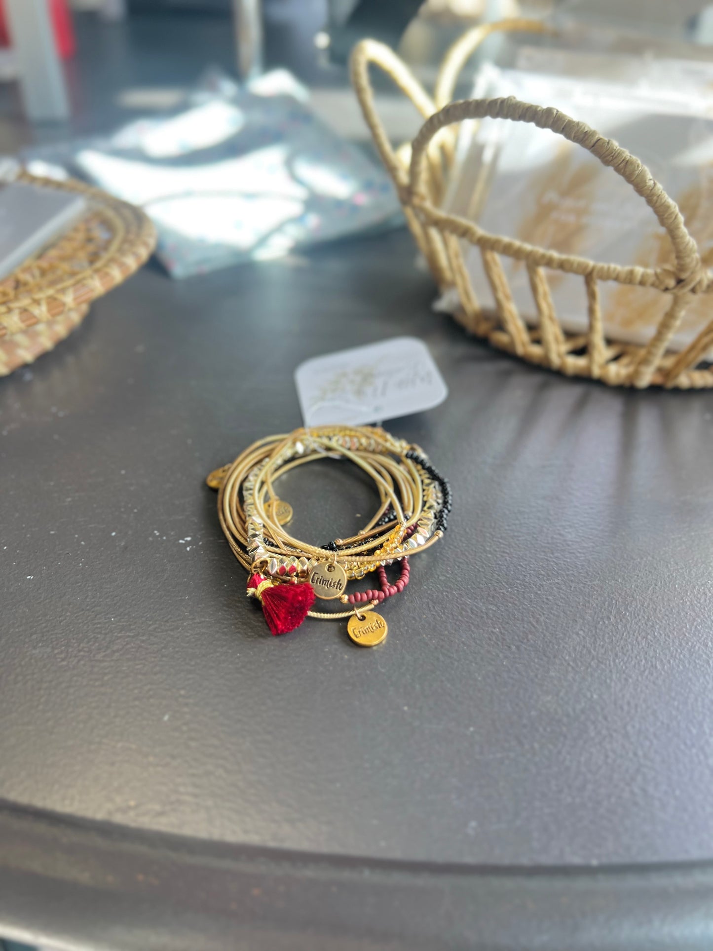 12 Gold Strand Stretchy Bracelet Stack