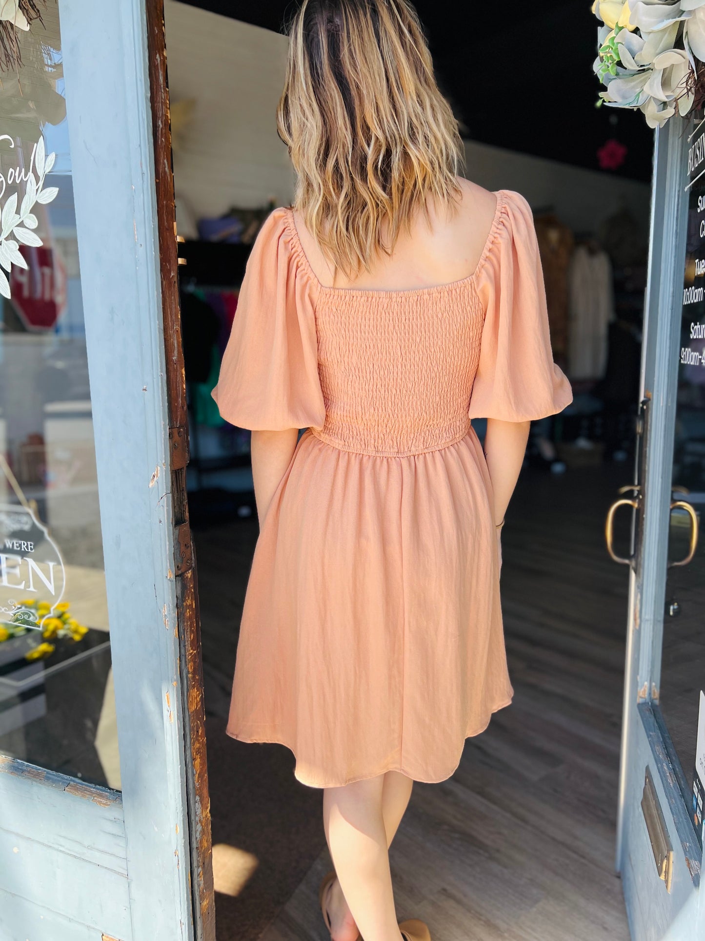 Ruth | Smock Babydoll Dress