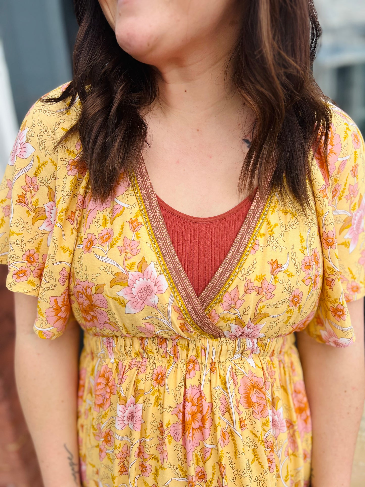 Surplice Wrap | Maxi Dress