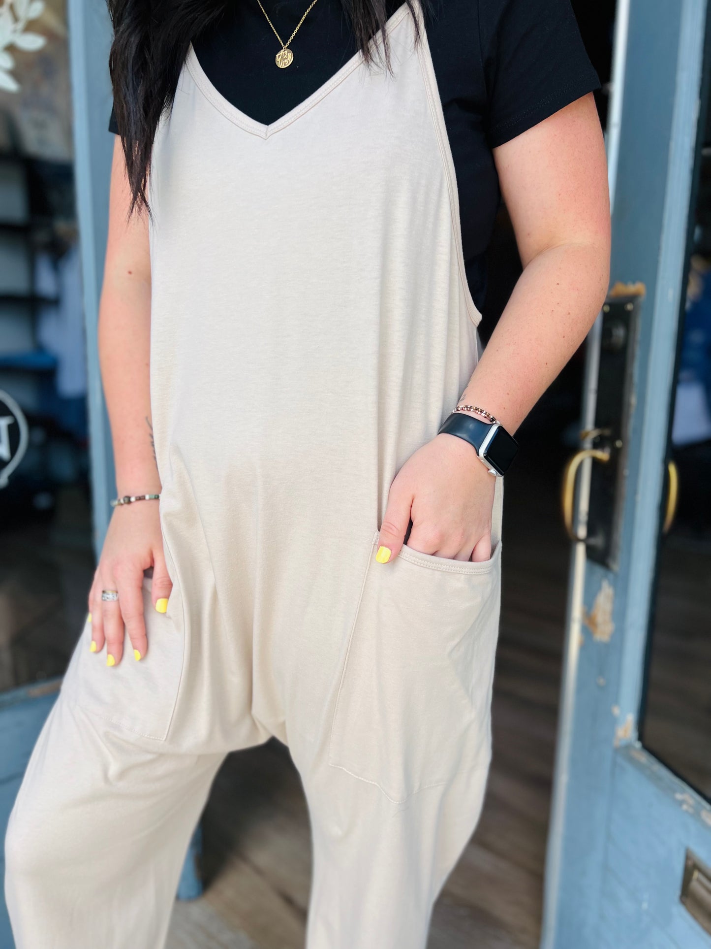 Bithiah | Jumpsuit - Oatmeal