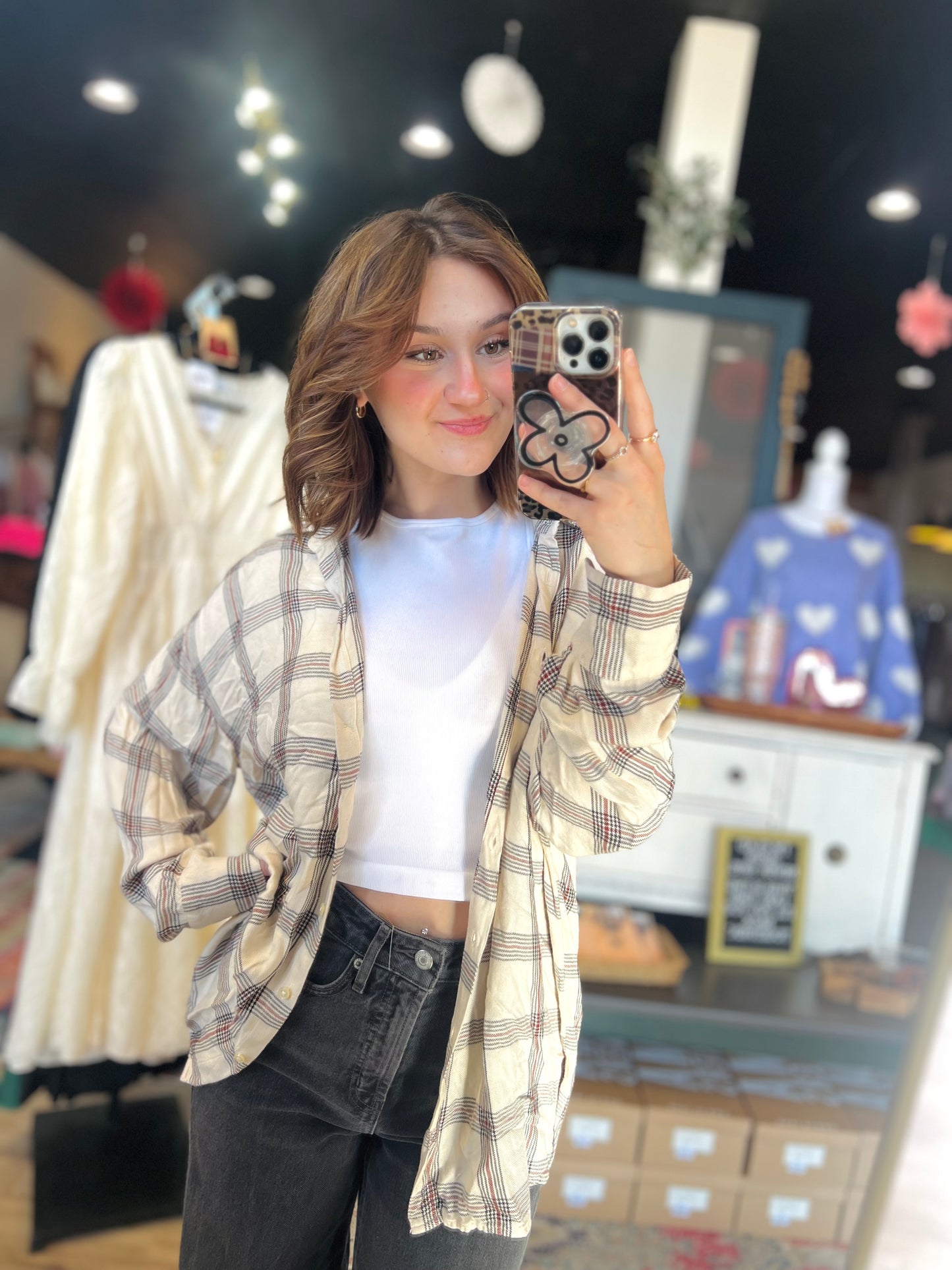 Loft Cream Flannel - M