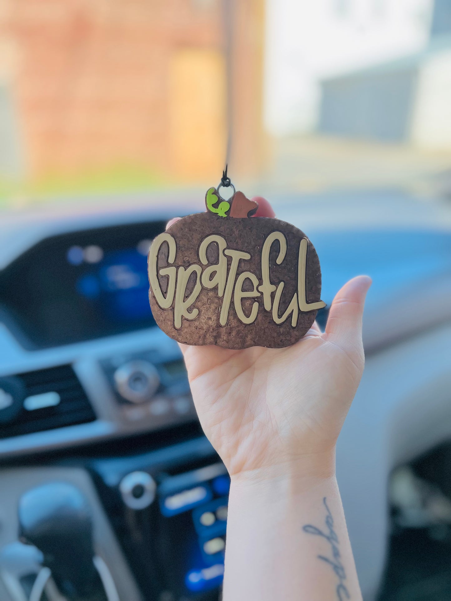 Grateful Pumpkin | Car Freshie