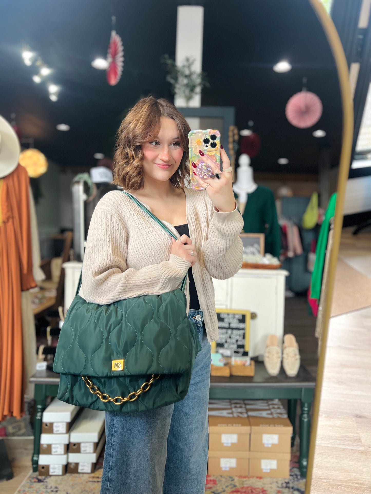 Steve Madden Teal Purse