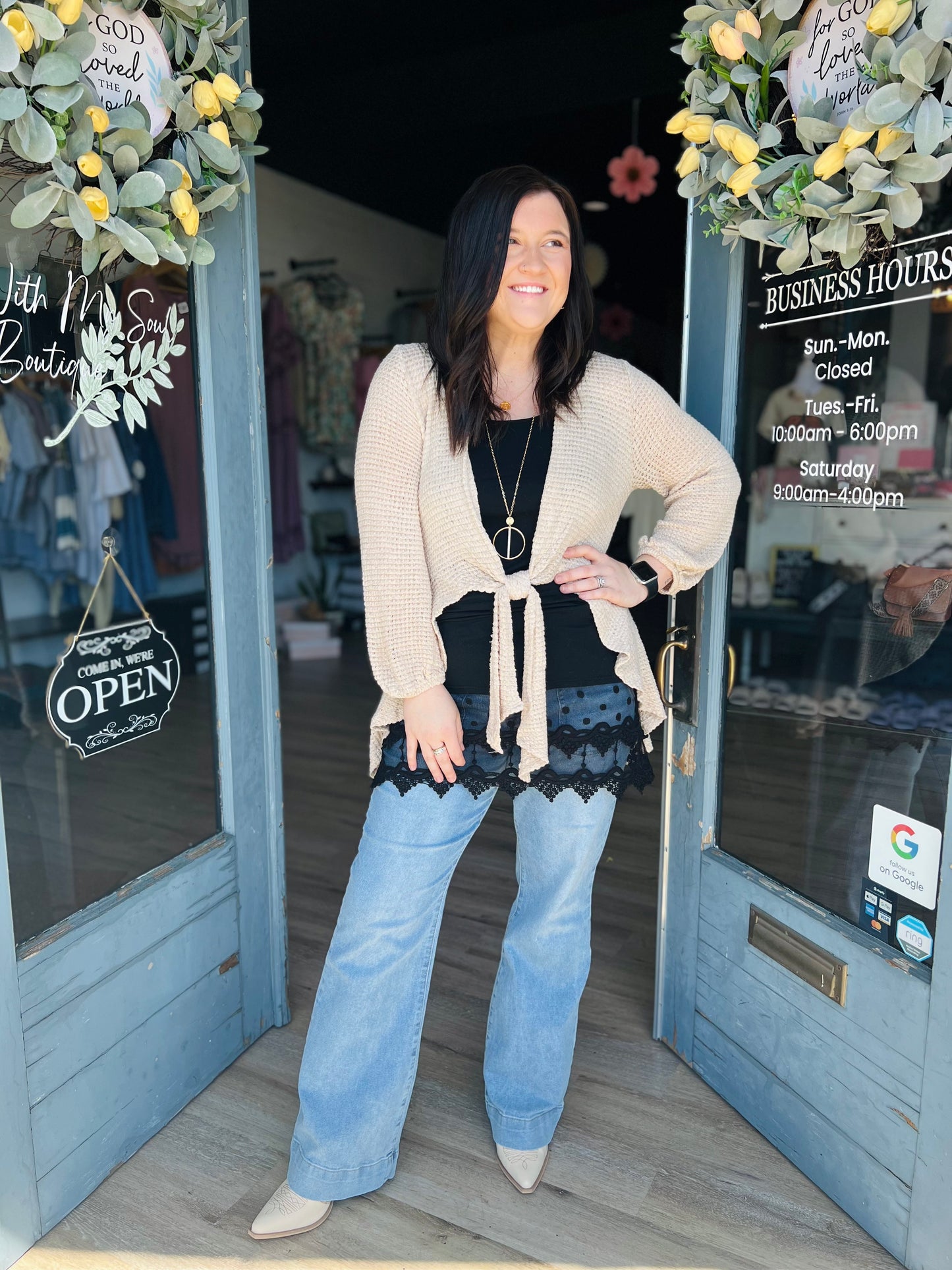 The Bow Girl | Cardigan