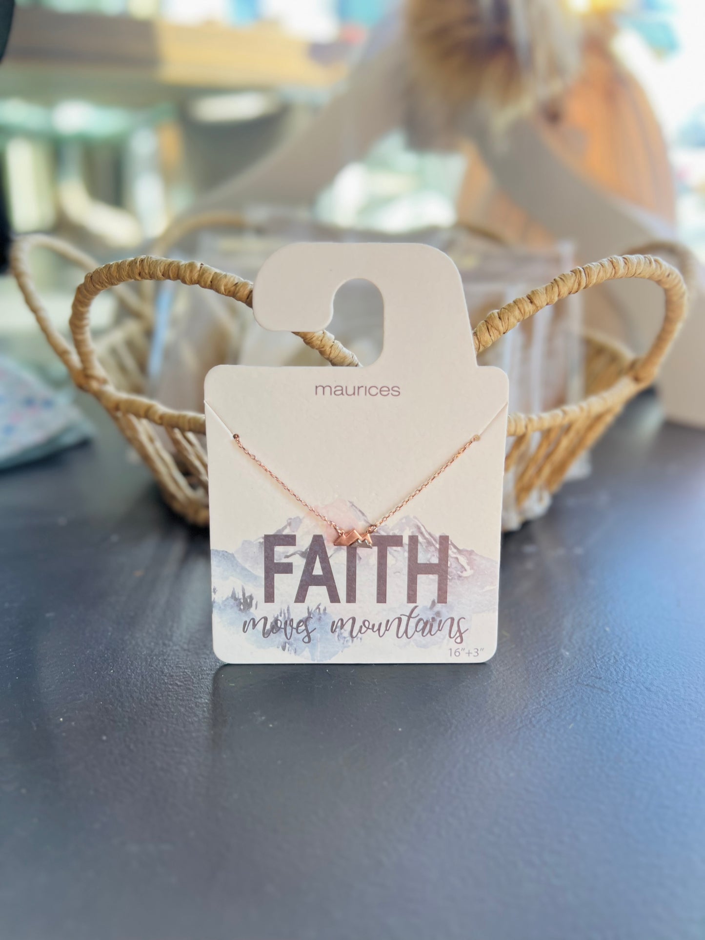 Faith Moves Mountains Necklace