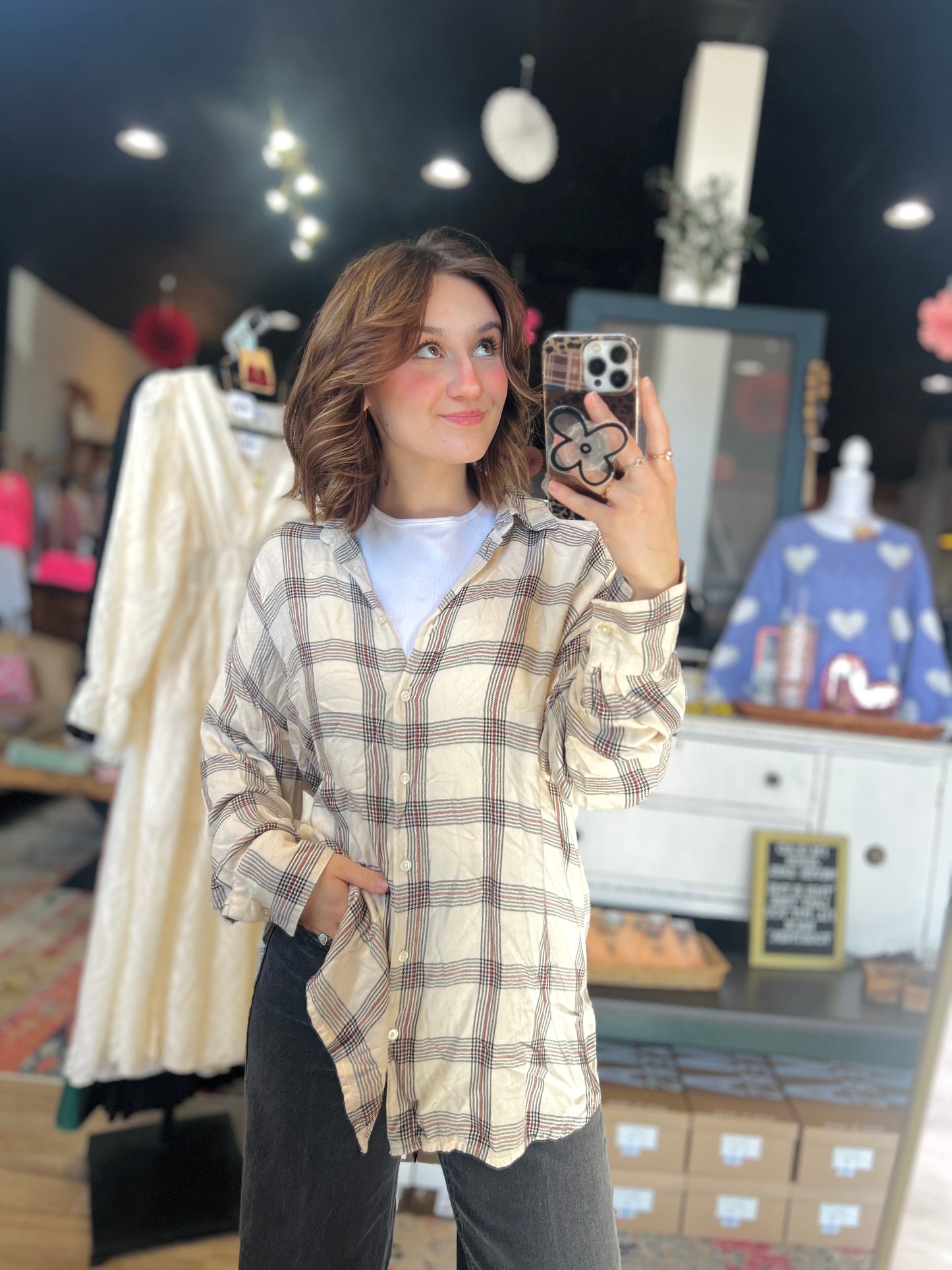 Loft Cream Flannel - M