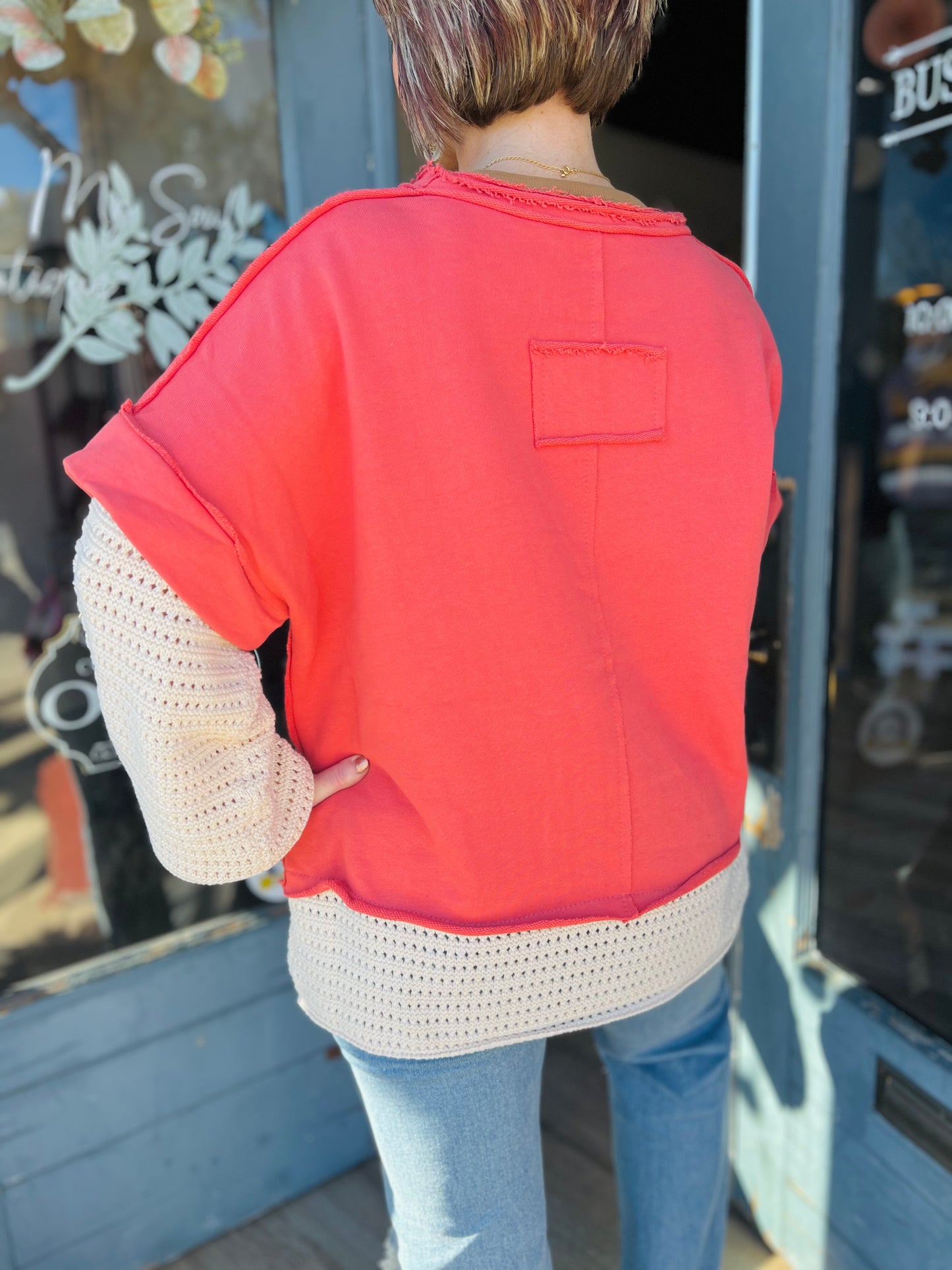 Alima | Layered Knit Sweater