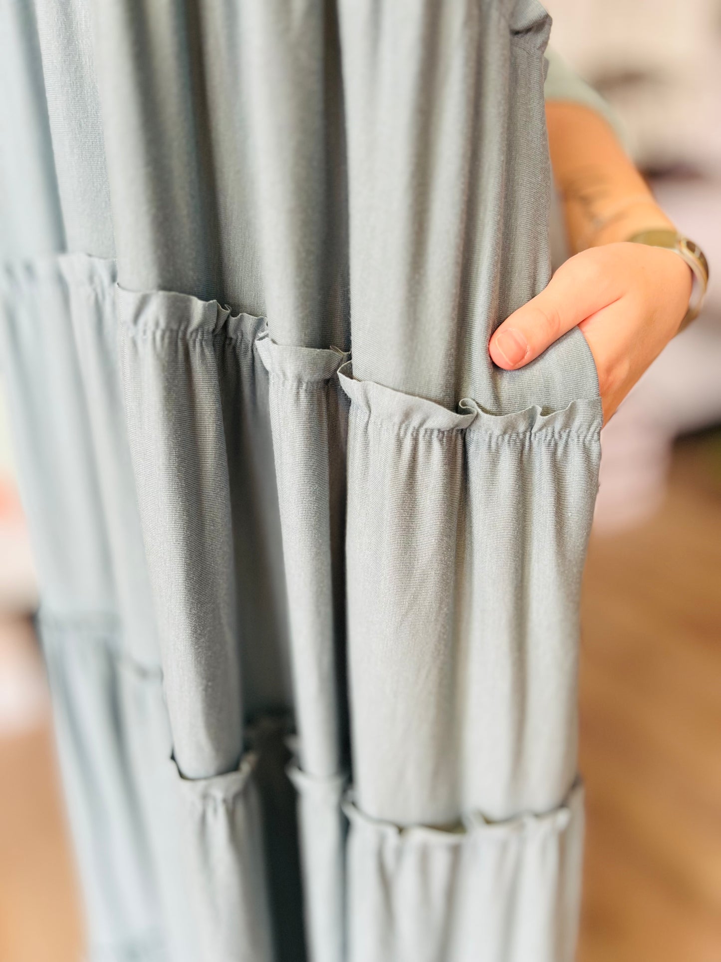 Boutique Brand Teal Maxi Dress - Size 3XL