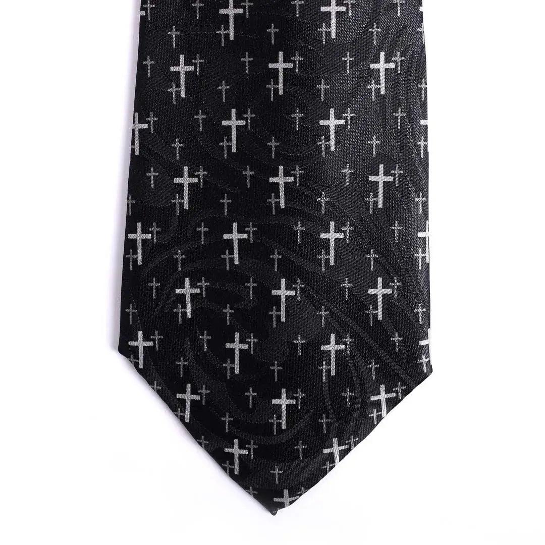 Tie - Floating Crosses