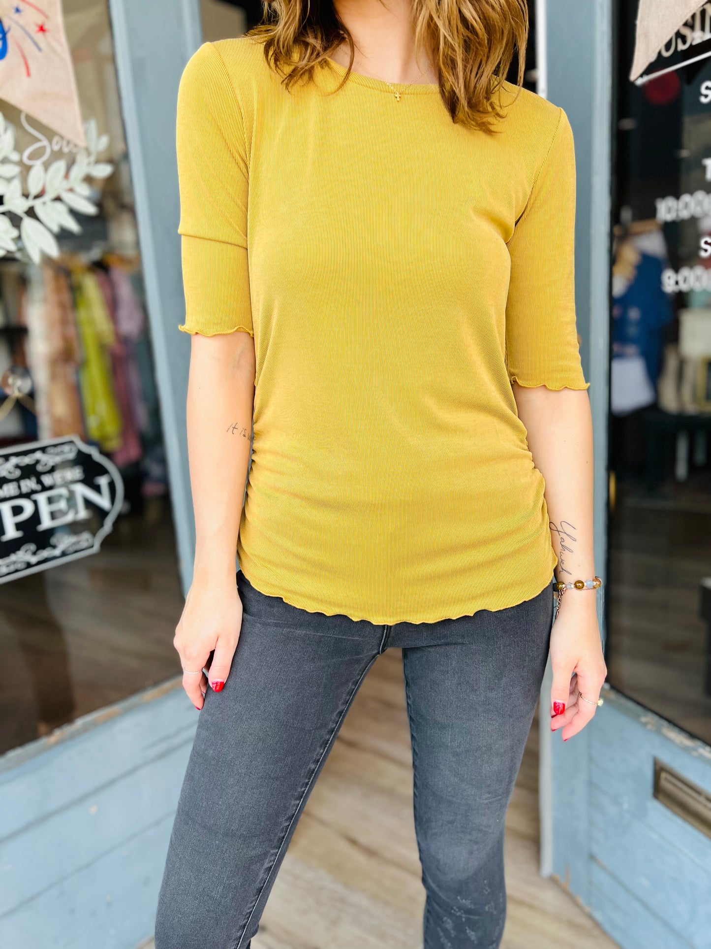 Alyssa | Ruched Top