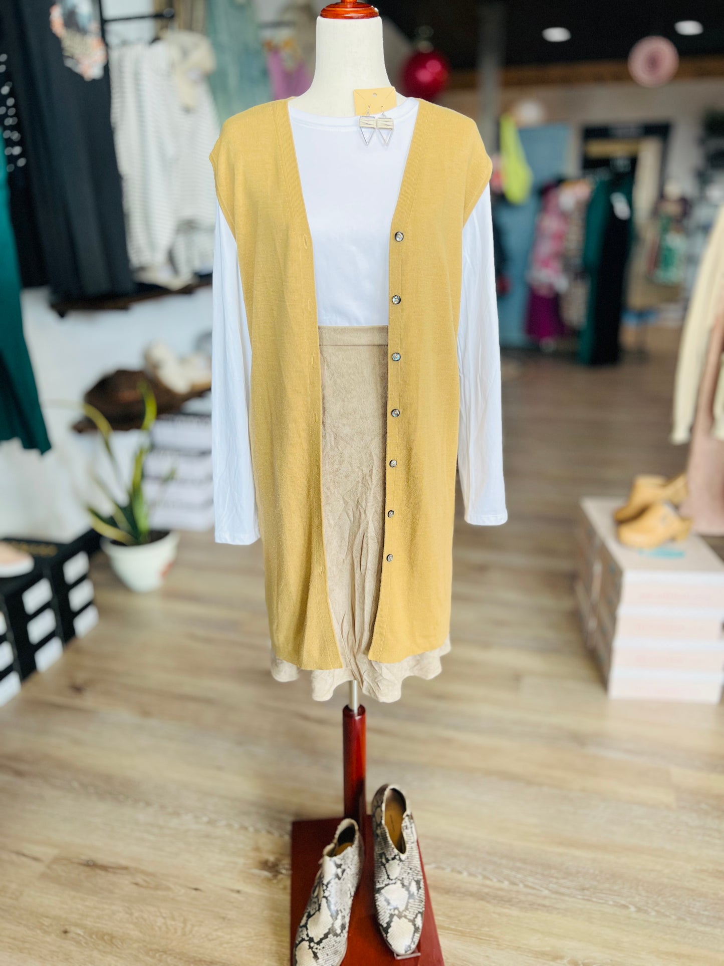 CJ Banks Suede Skirt - Size 3XL