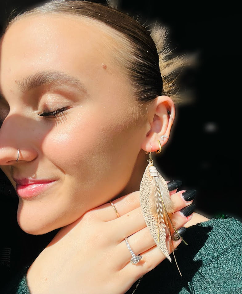 Under His Wings Earring