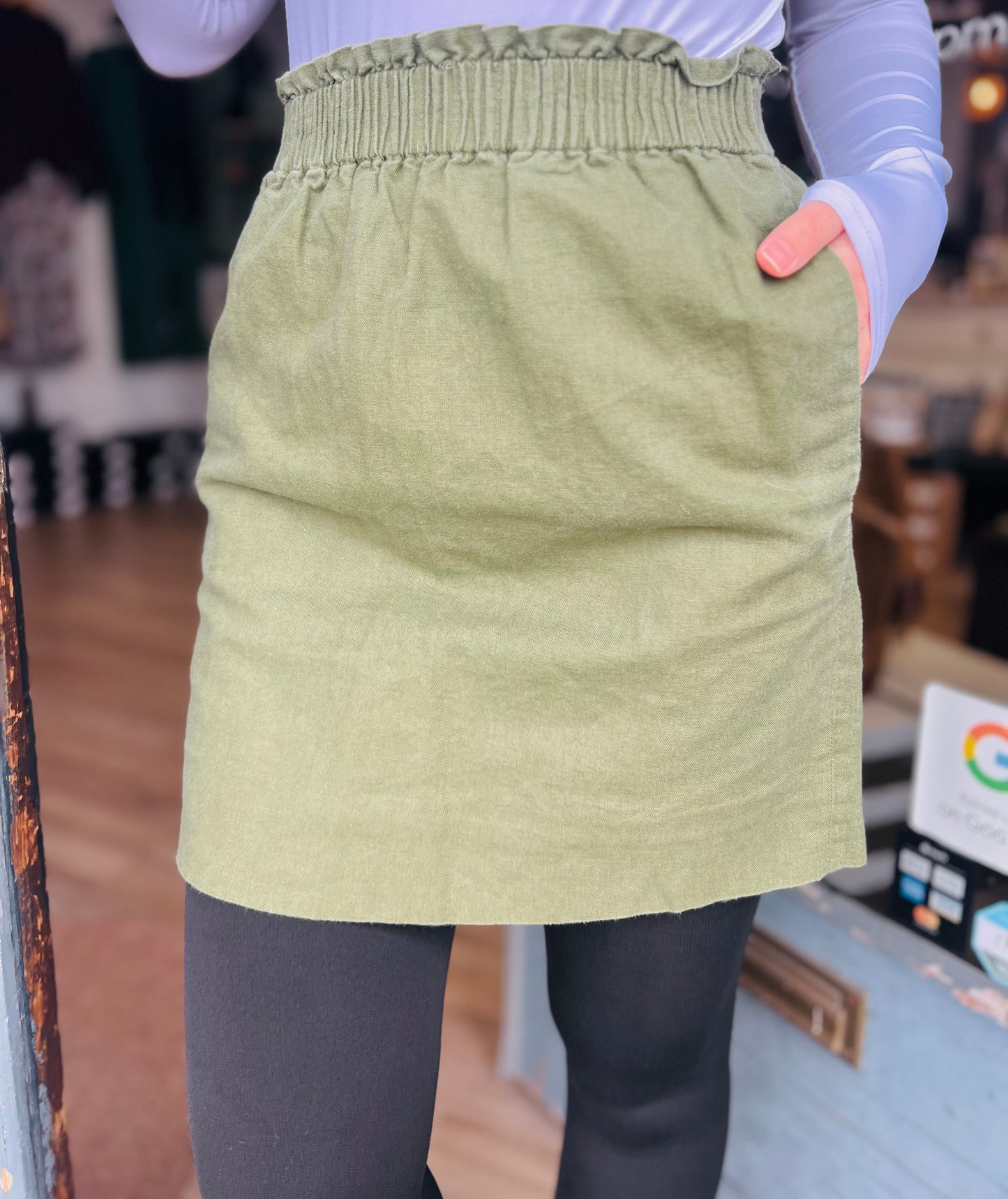 J.Crew Green Skirt - Size 00