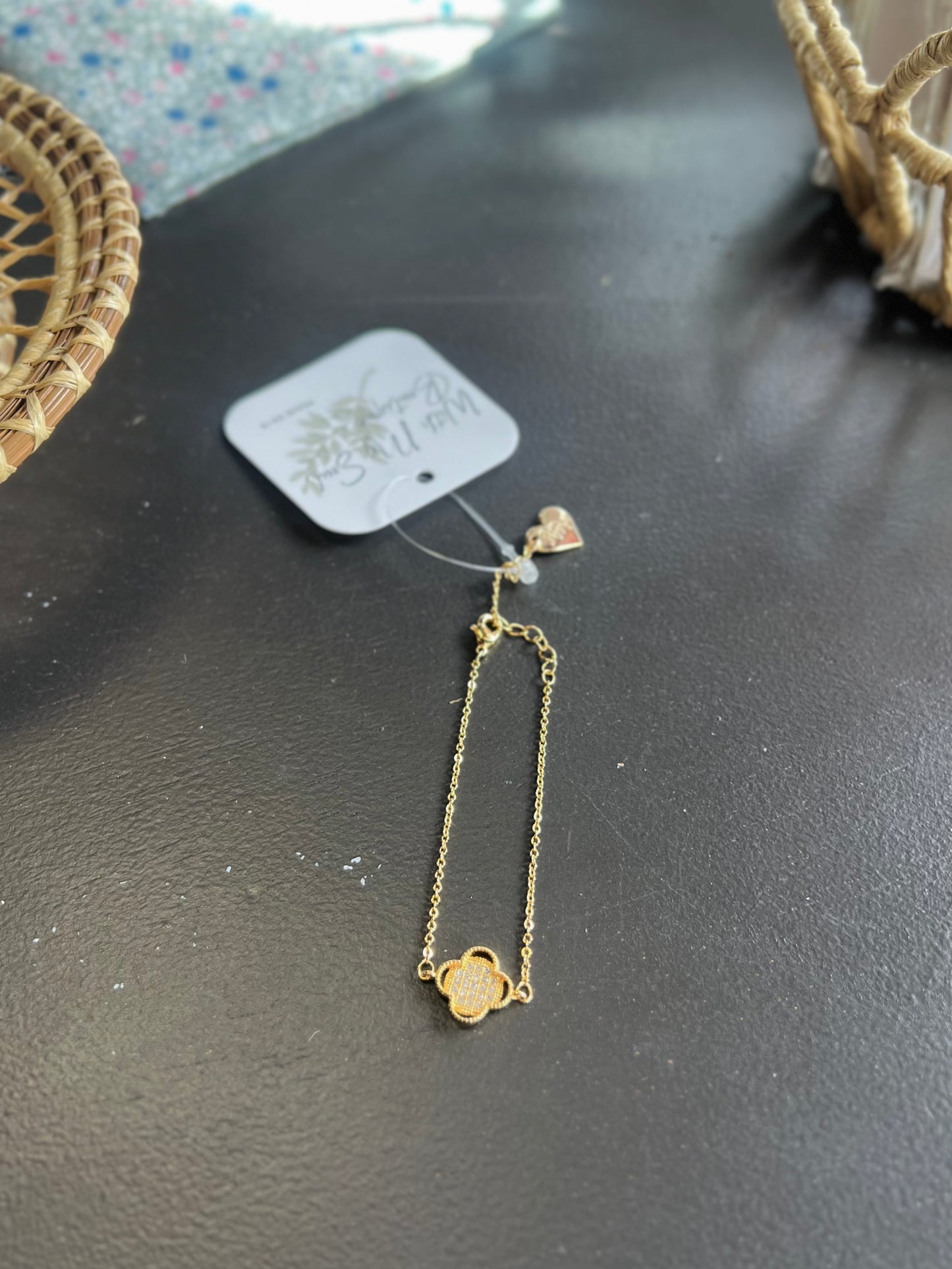 Gold Clover Bracelet