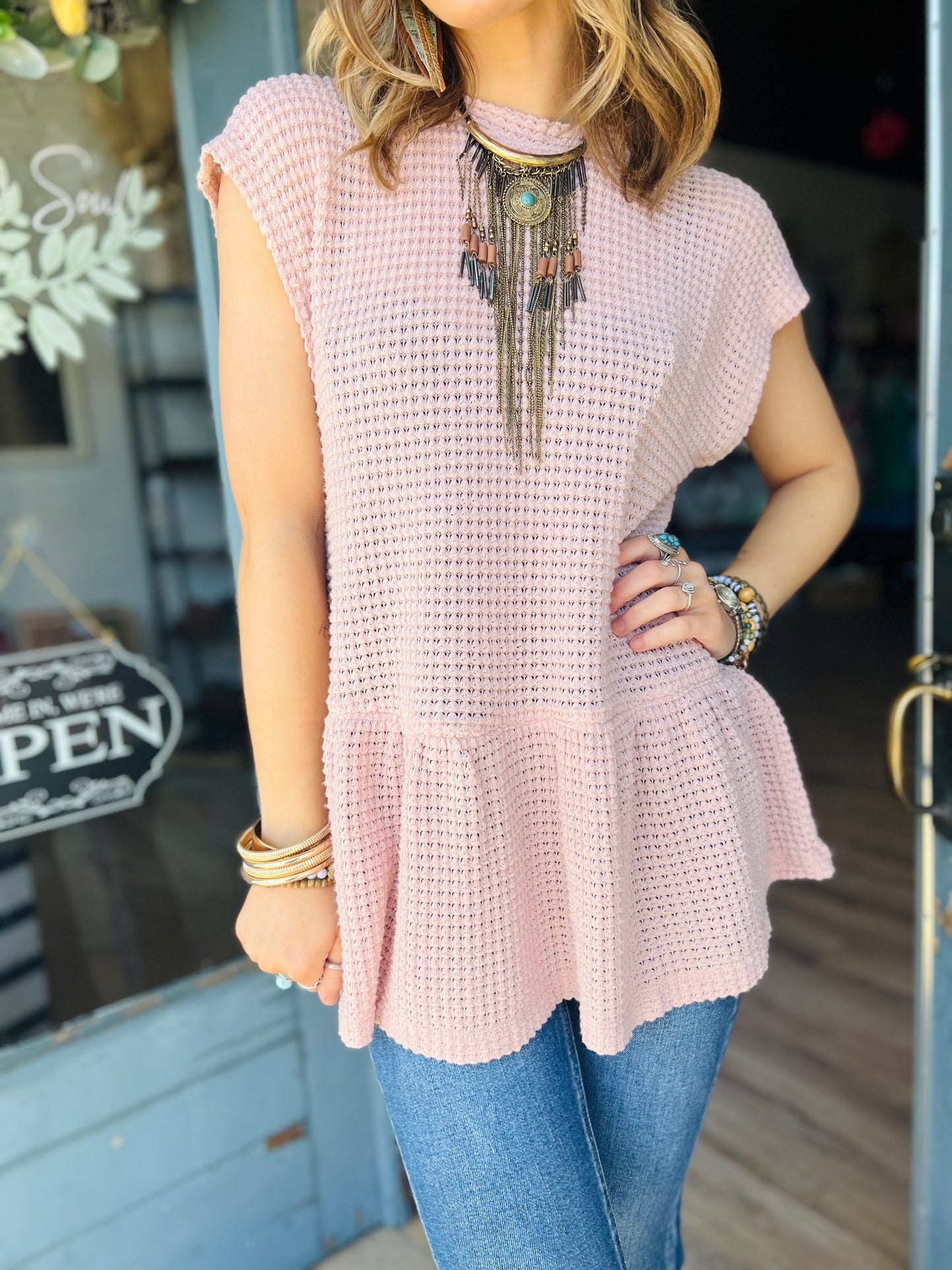 The Dorothea | Peplum Top