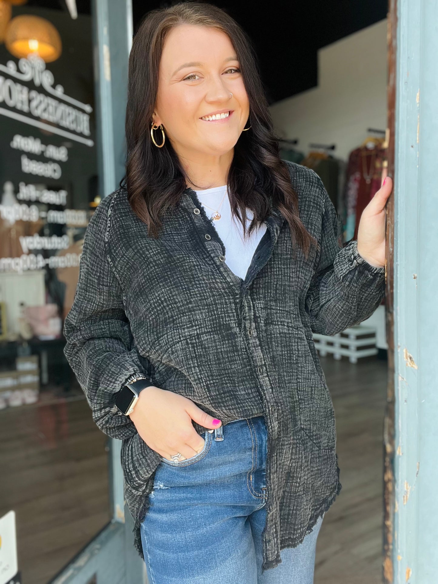 Ash Tunic Top