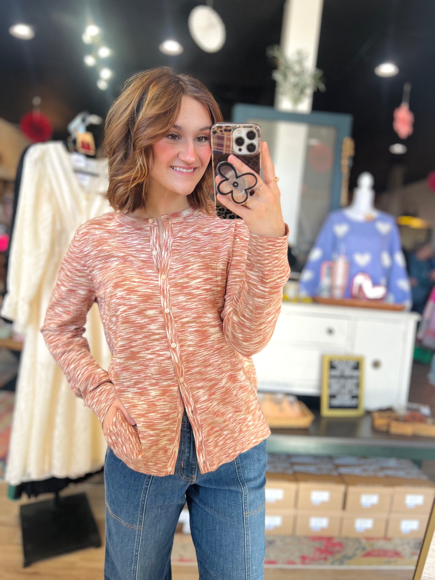 NWT Loft Zig Zag Cover Up Top - L