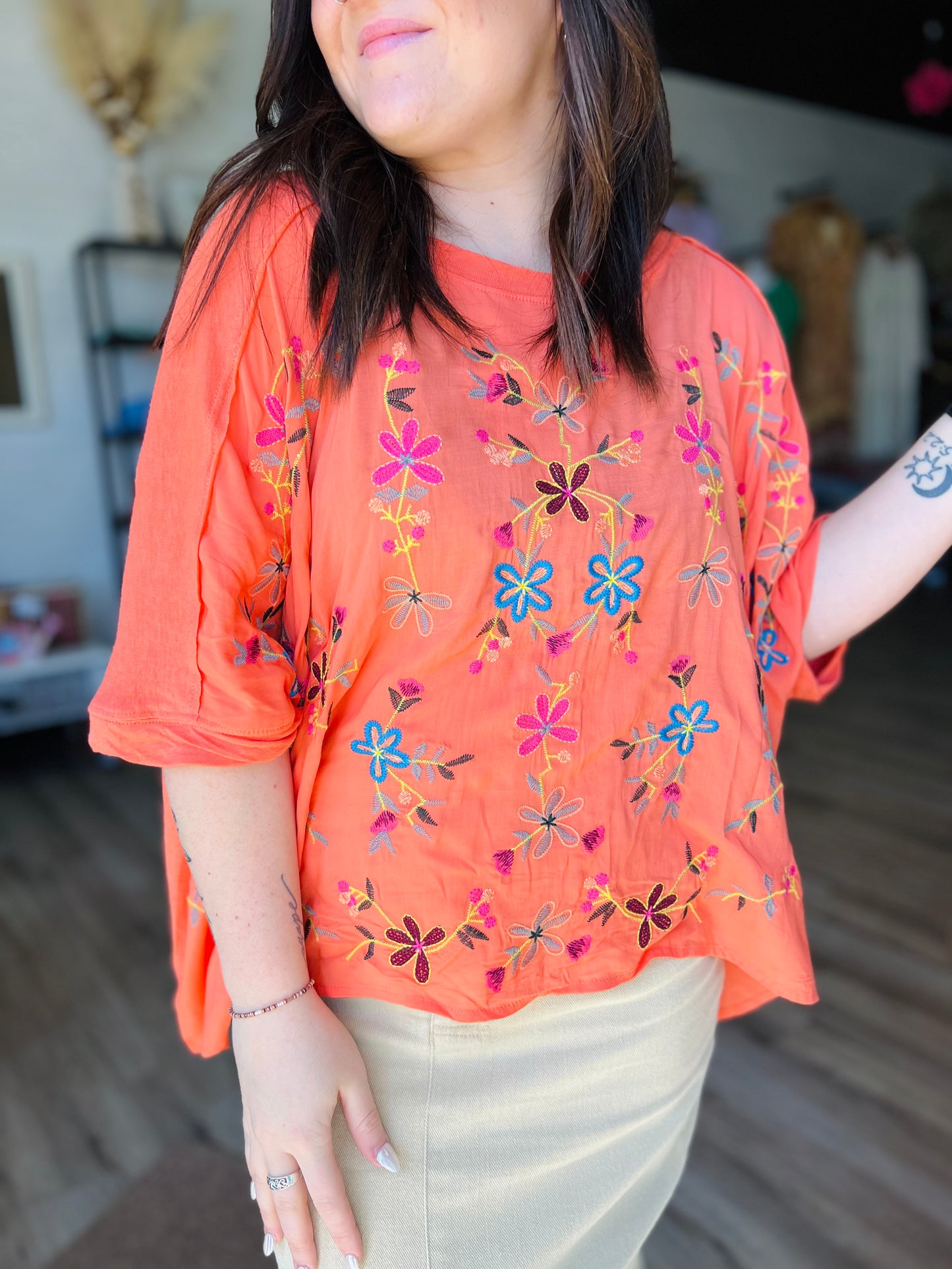 Esther | Embroidered Spring Top