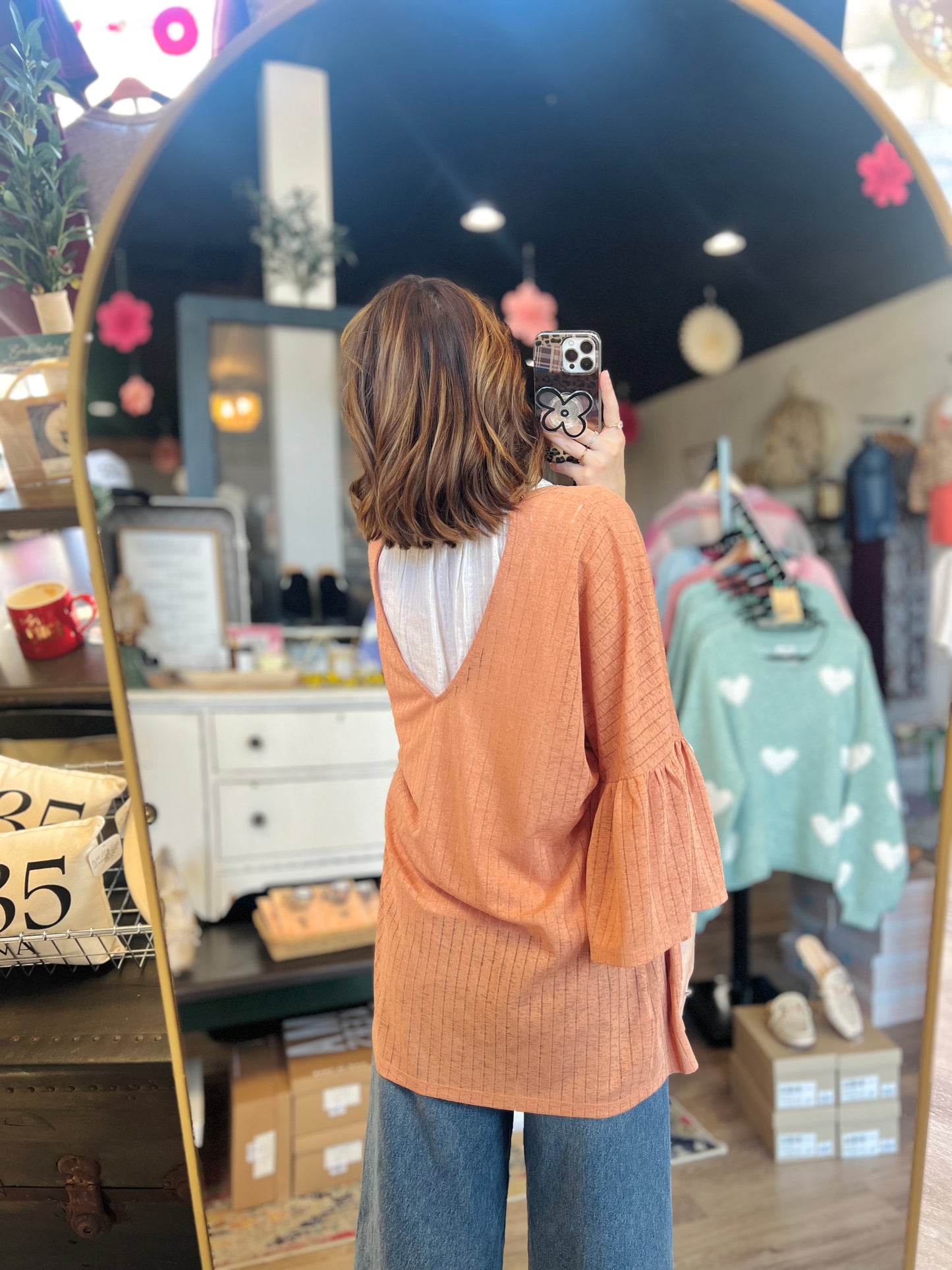 Doe & Rae Mauve Cover Up - L