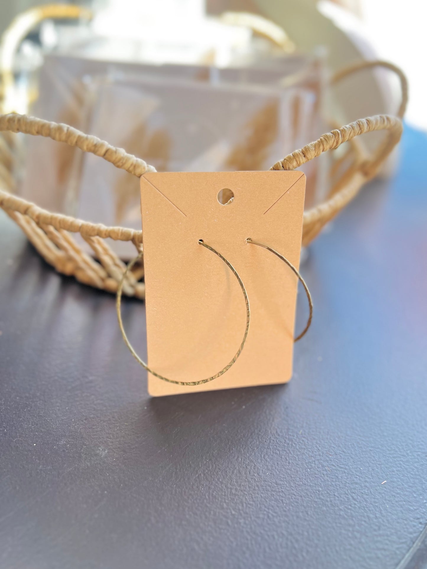 Simple Gold Hoop Earrings
